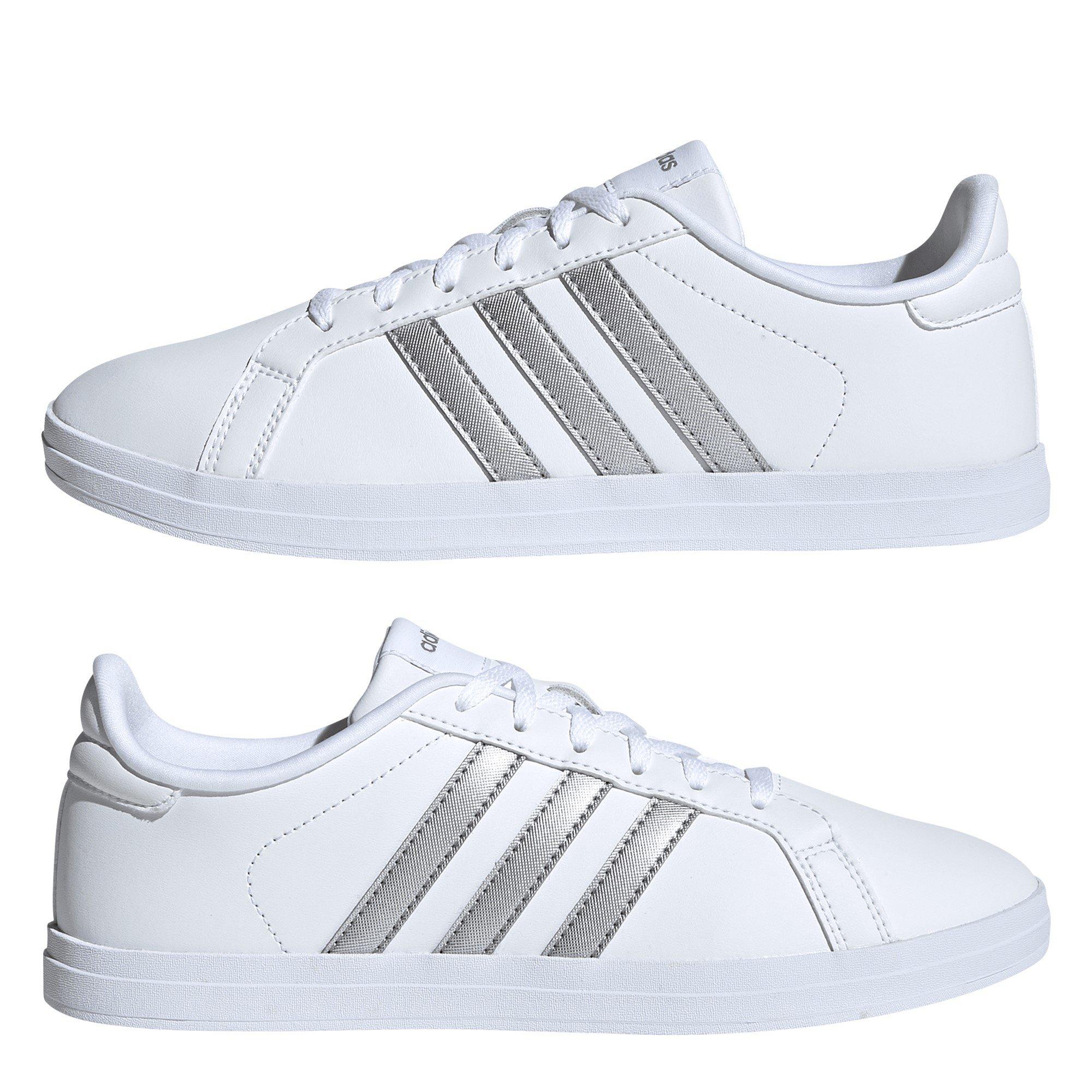 Wit/Grijs - adidas - Courtpoint Trainers Womens - 10
