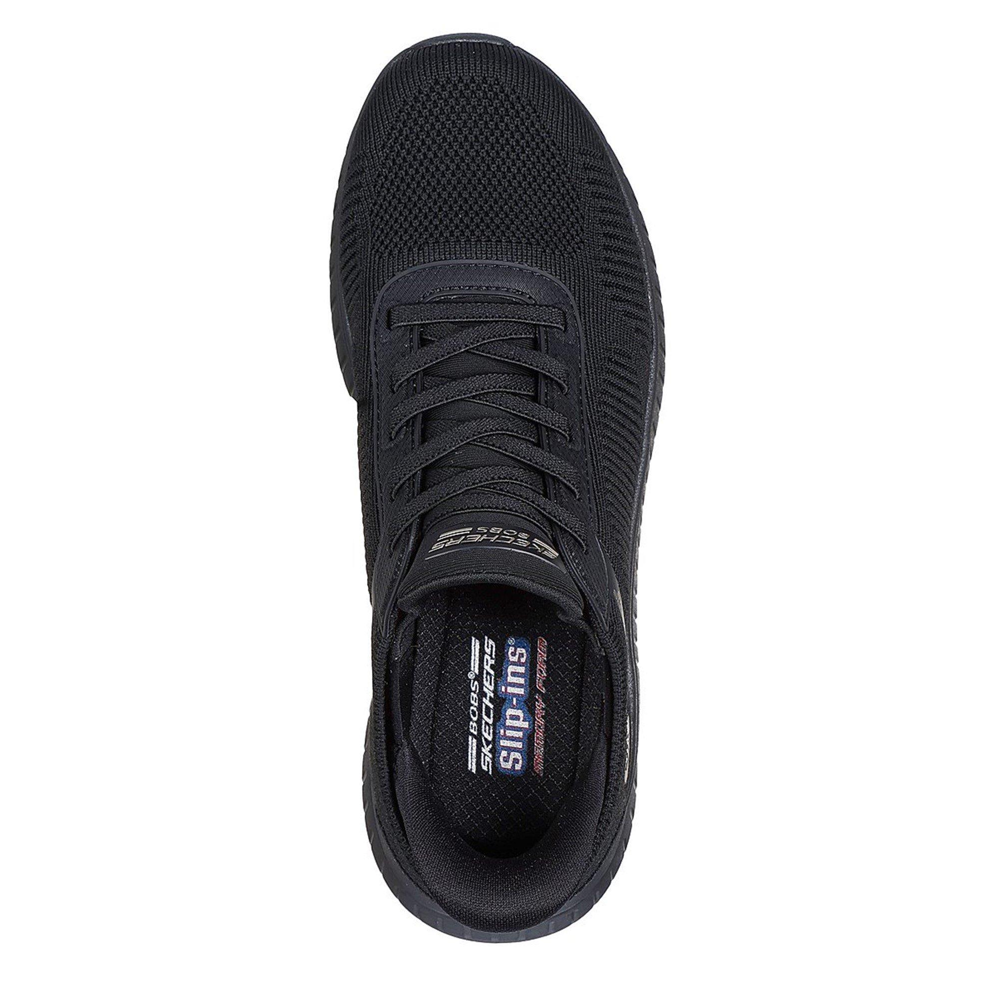 Black - Skechers - Bobs Squad Chaos Current Muse Slip-On Trainers - 5