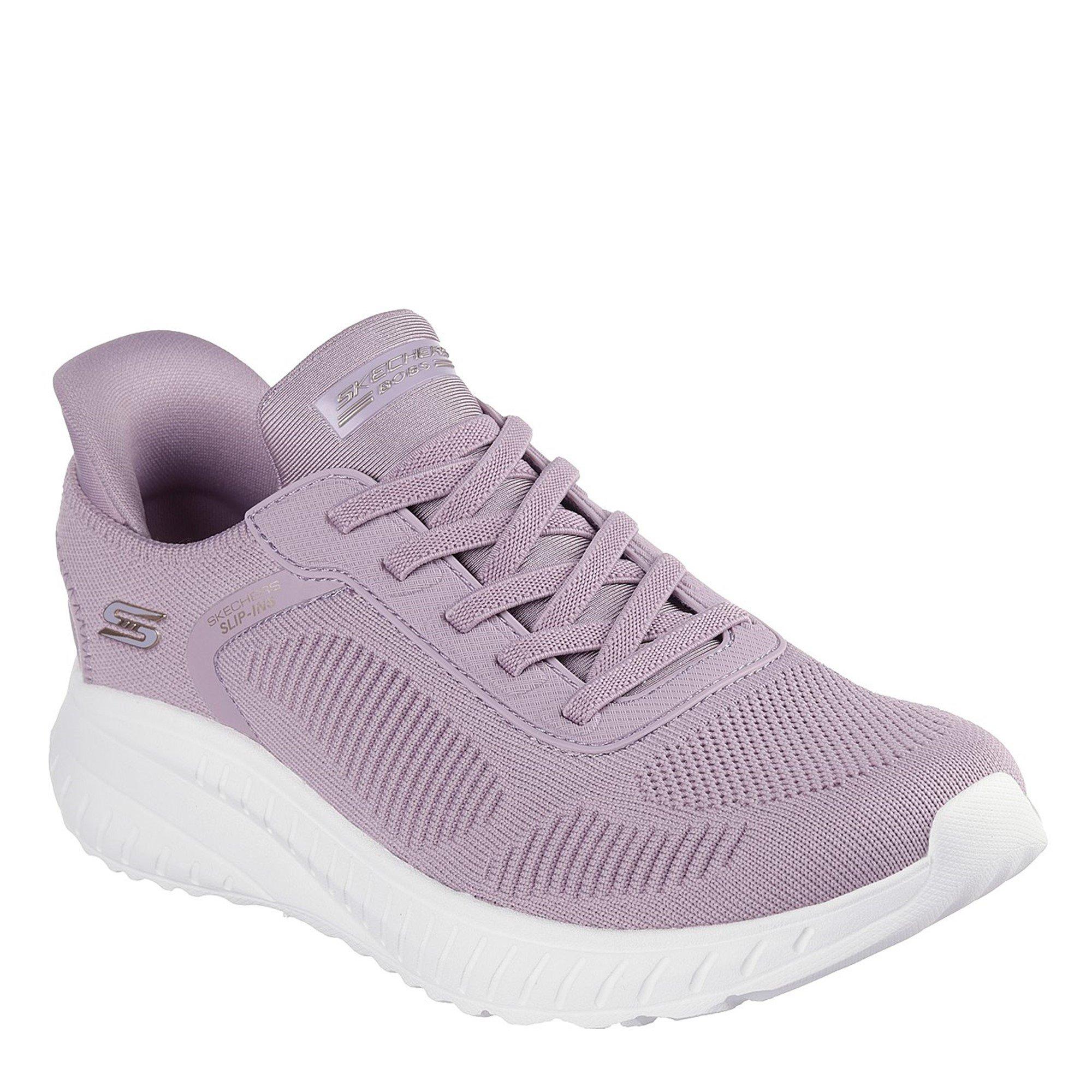Lavendel - Skechers - Women's Bobs Squad Chaos Current Muse Slip-On Trainers - 1