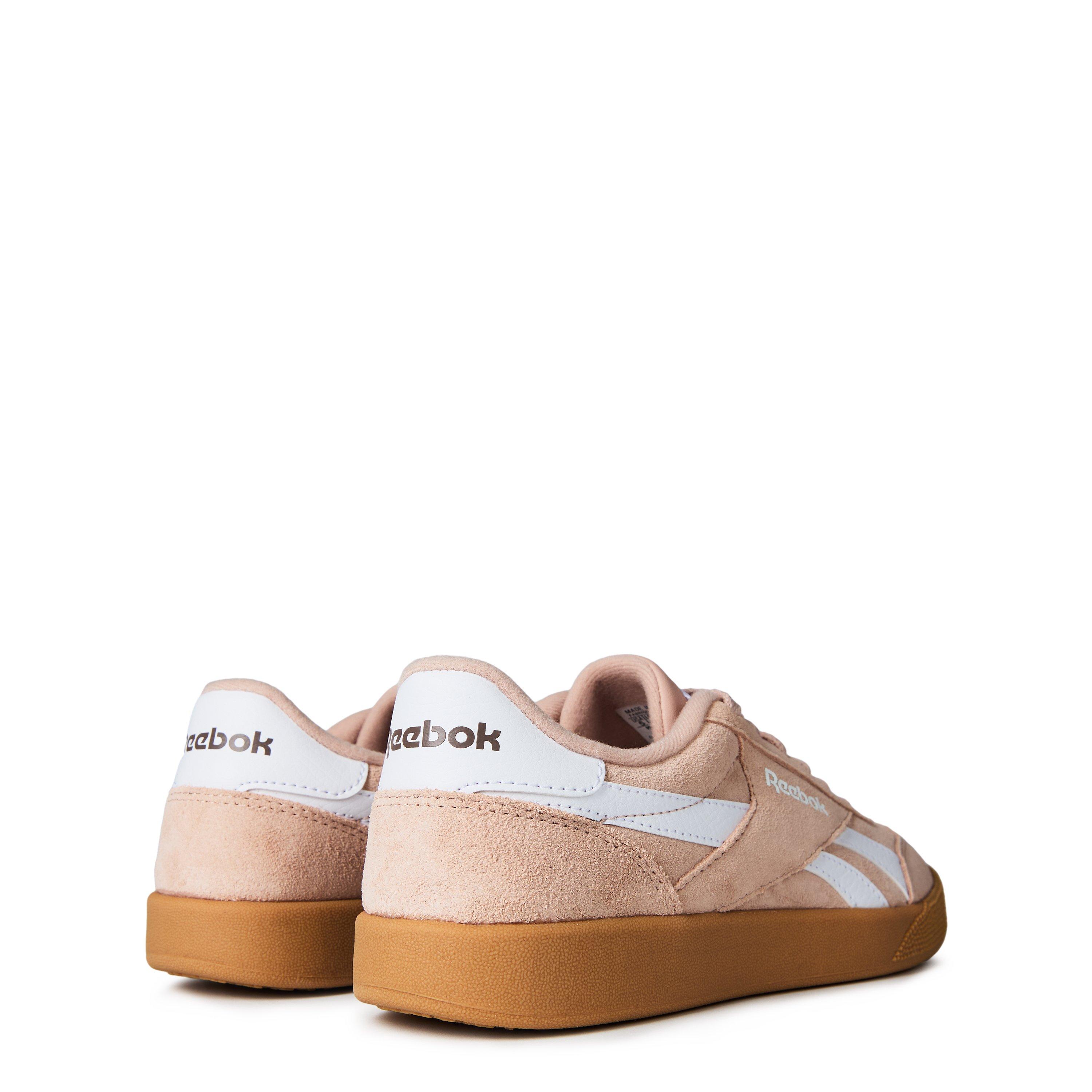Pink/Wht/Gum - Reebok - Women's Smash Edge Low-Top Trainers - 4