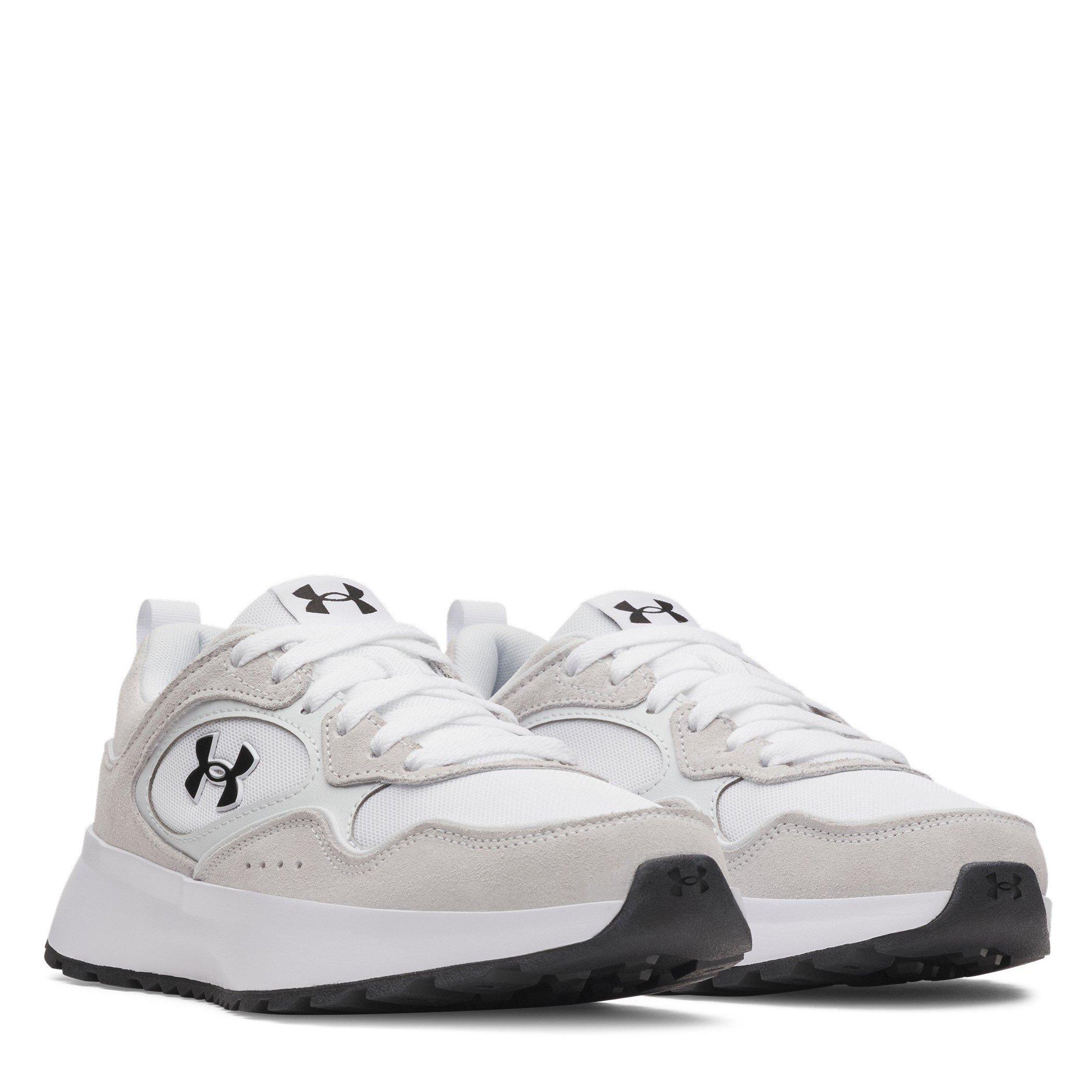 Whit/Gray/Black - Under Armour - UA Mirage Sport Womens Trainer - 5