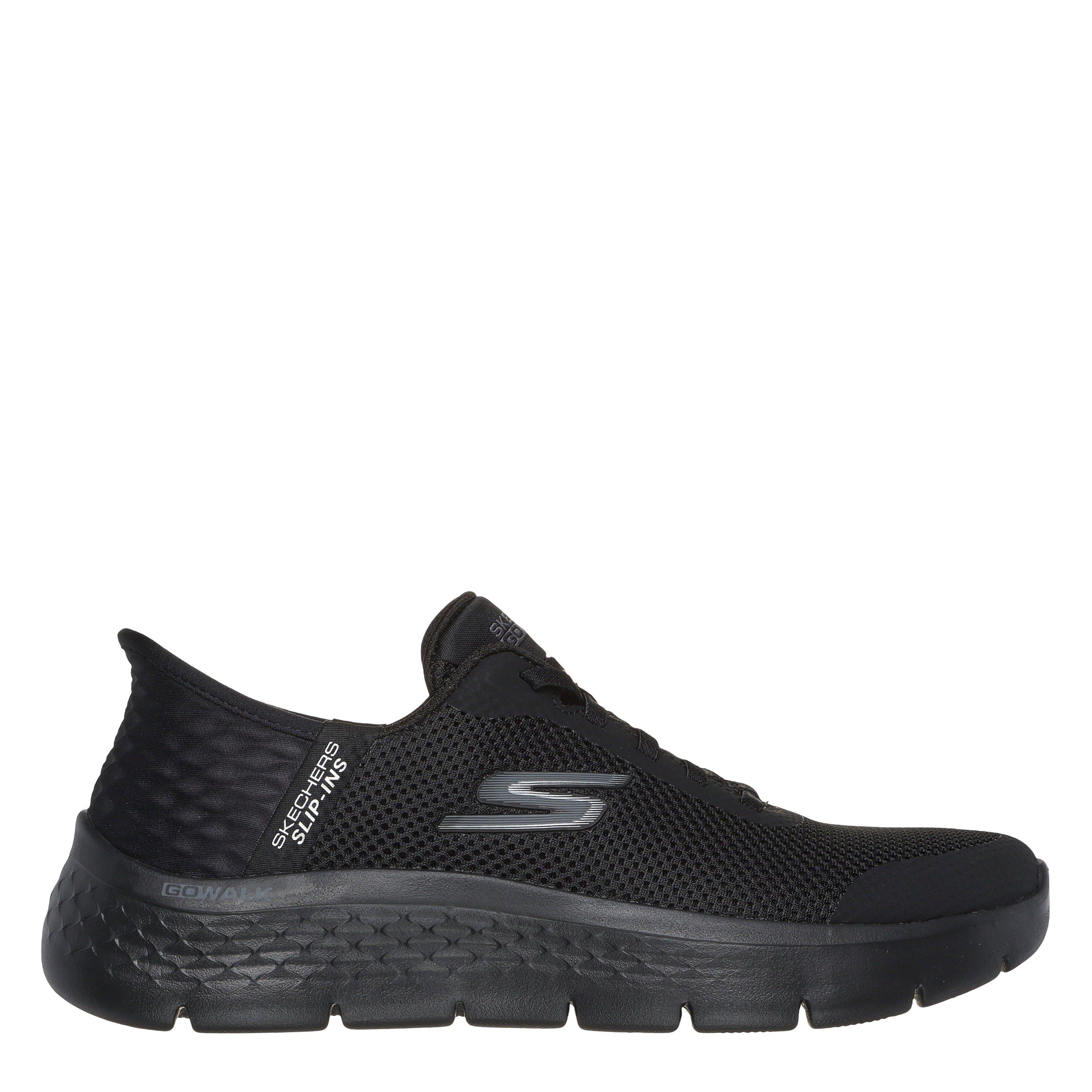 Skechers Women's Athletic Mesh Bungee Slip-Ins Slip On Trainers - Black - 6 (39)