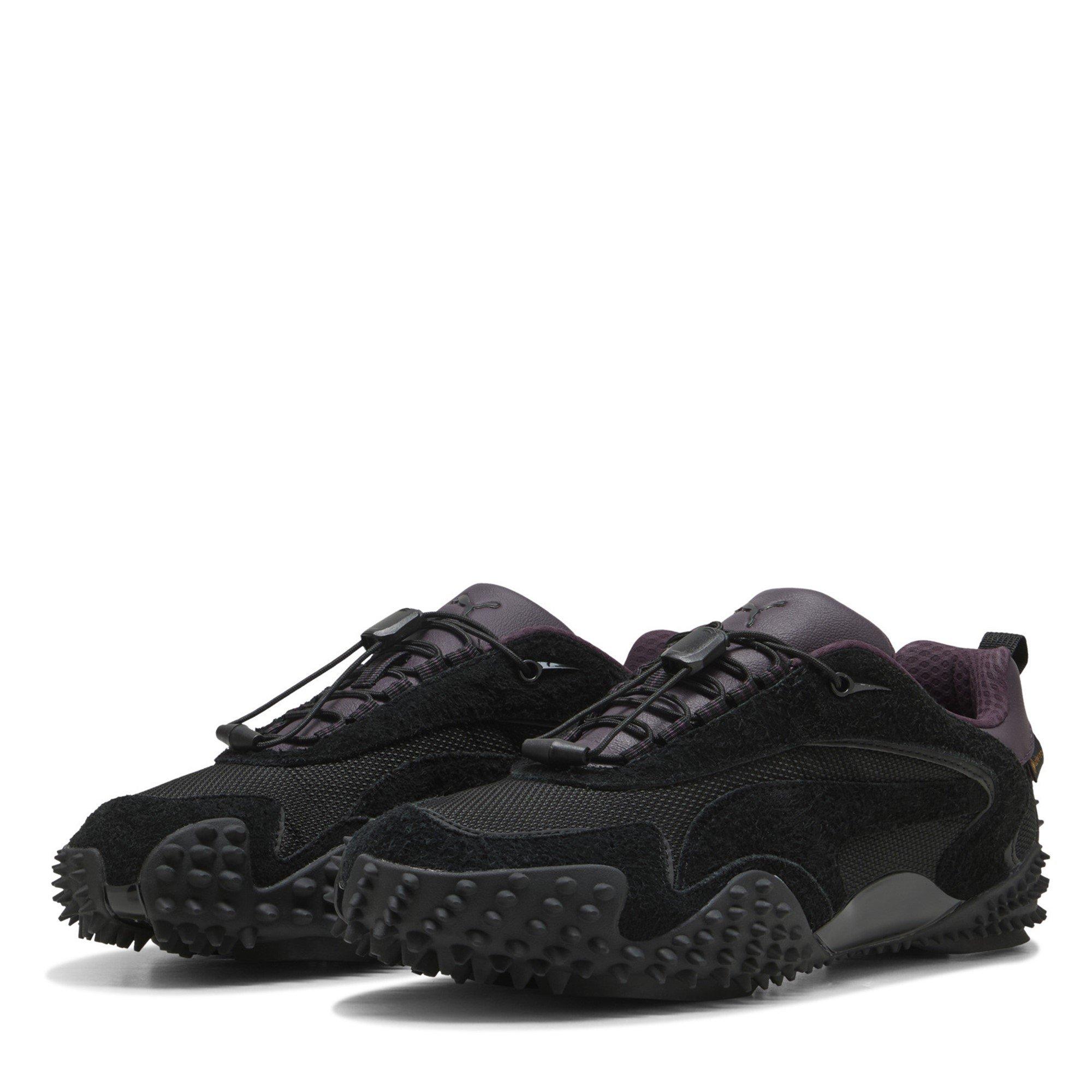 Black/Plum - Puma - Women's Mostro Strap Closure Low-Top Trainers - 1