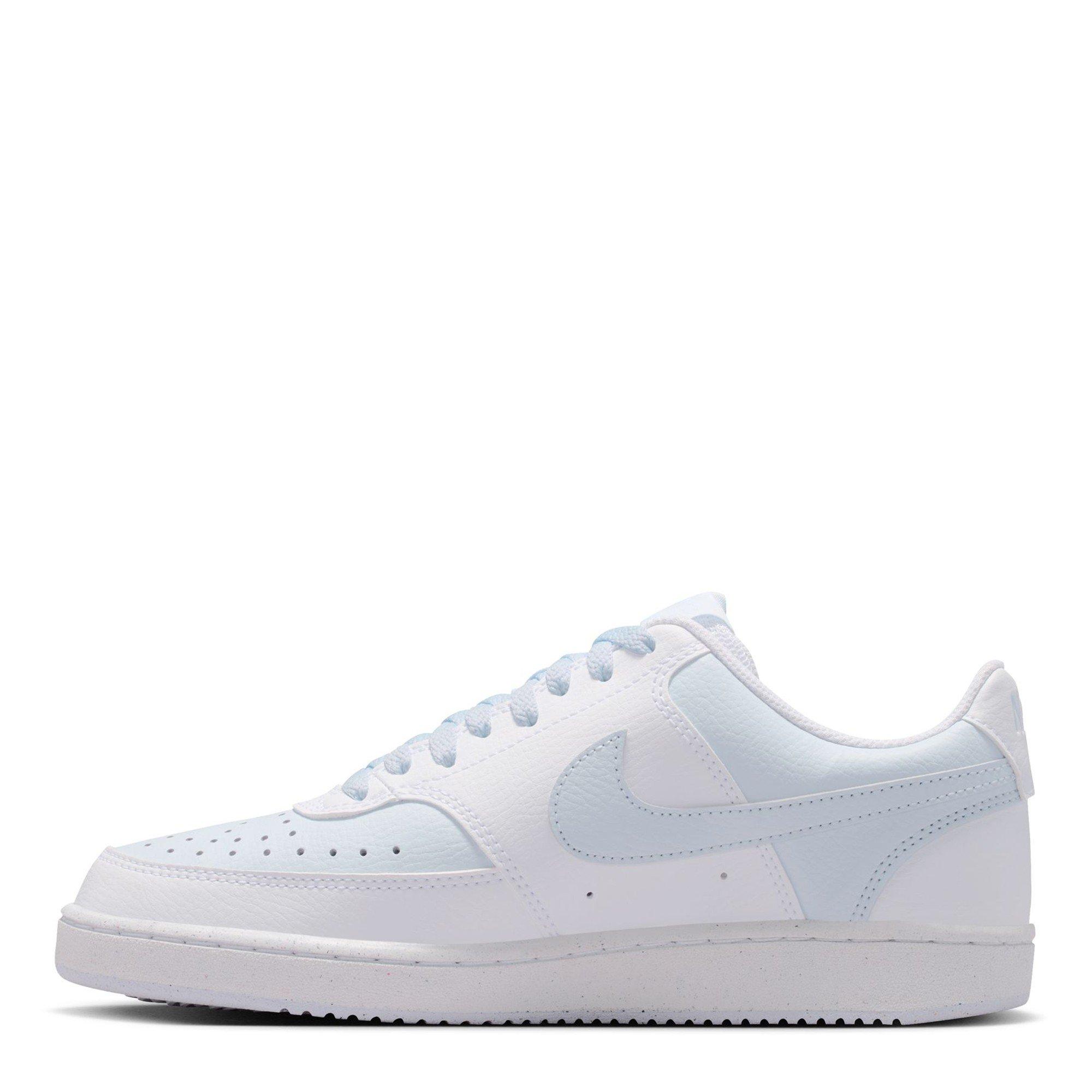 White/F.Grey - Nike - Women's Court Vision Trainers - 2