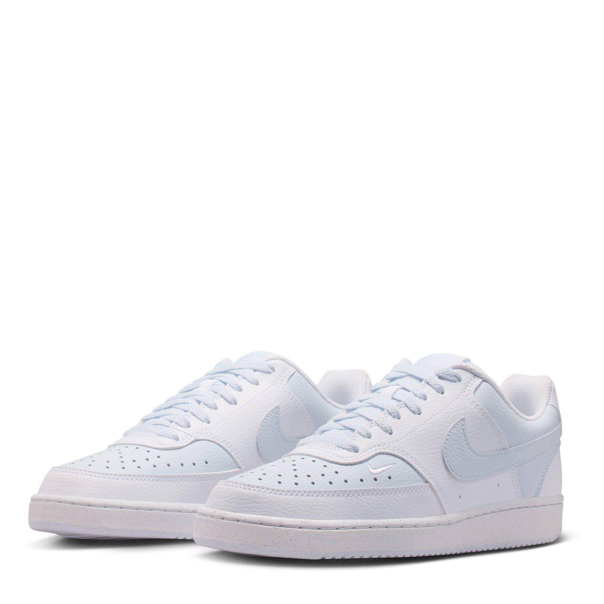 White/F.Grey - Nike - Women's Court Vision Trainers - 3