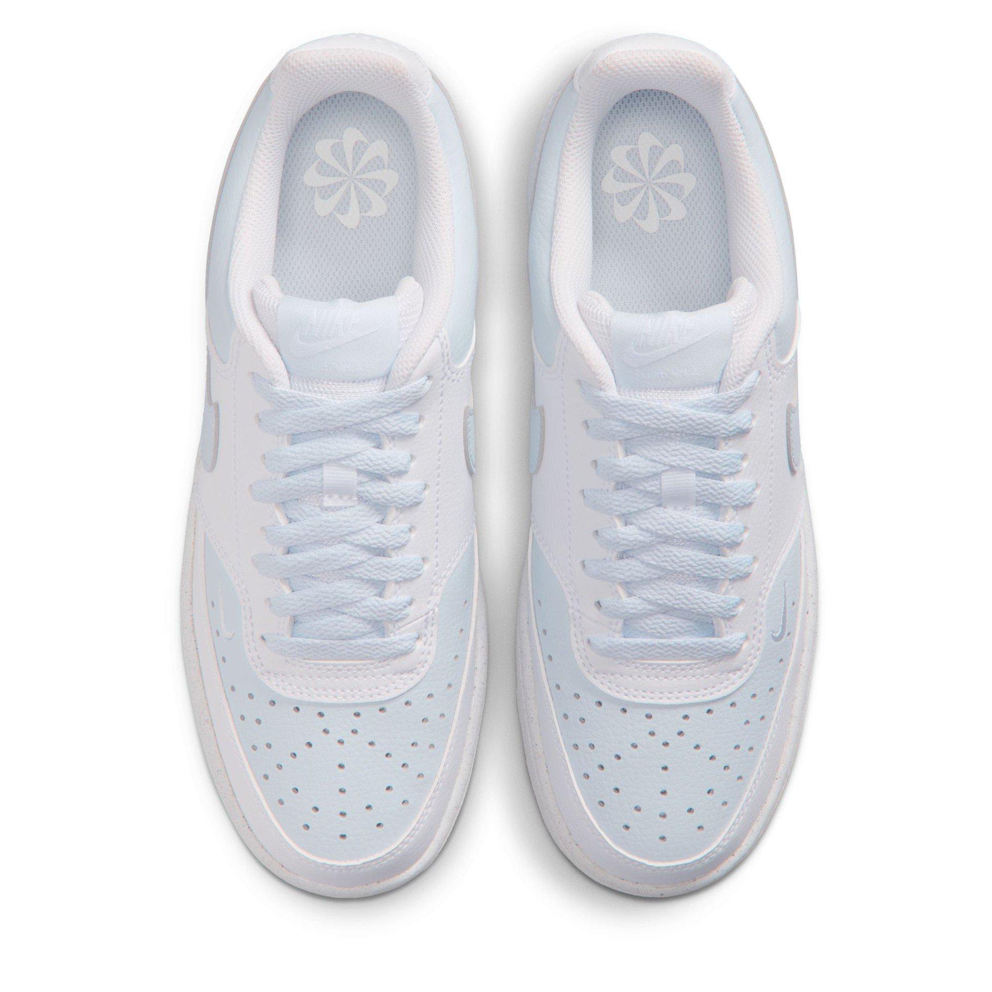 White/F.Grey - Nike - Women's Court Vision Trainers - 5