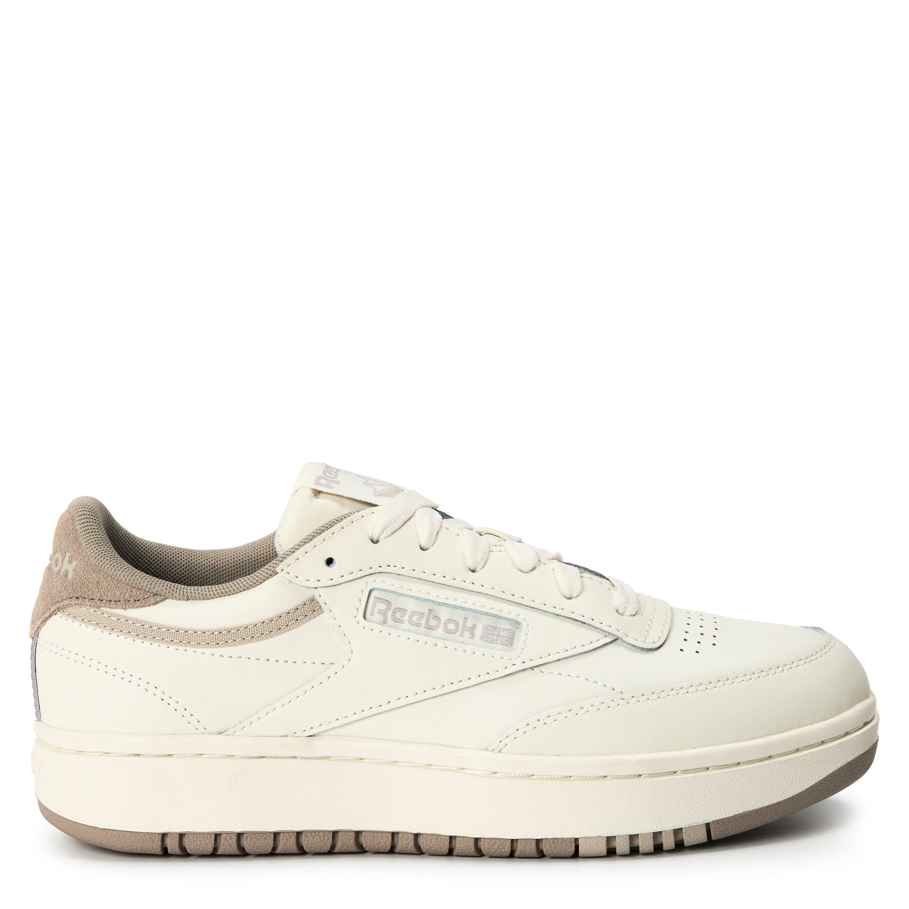 Chalk/Nude - Reebok - Women's Club C Double Low-Top Trainers - 1