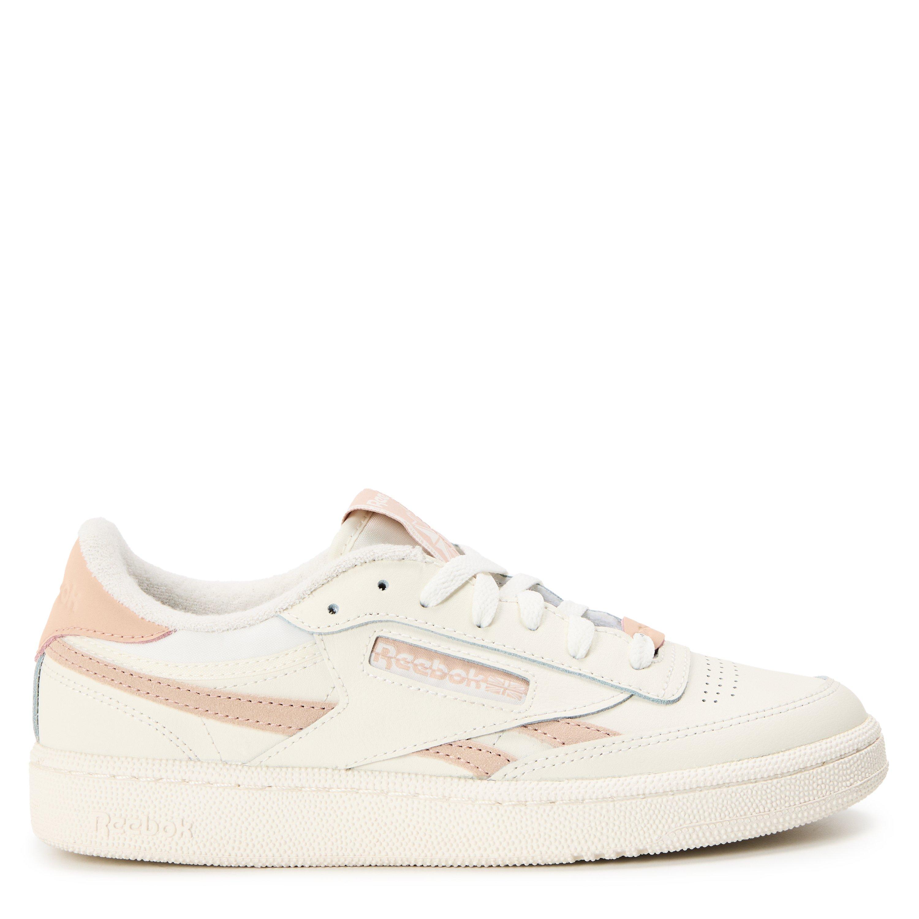 Chalk/Pink - Reebok - Women's Club C Revenge Low-Top Trainers - 1