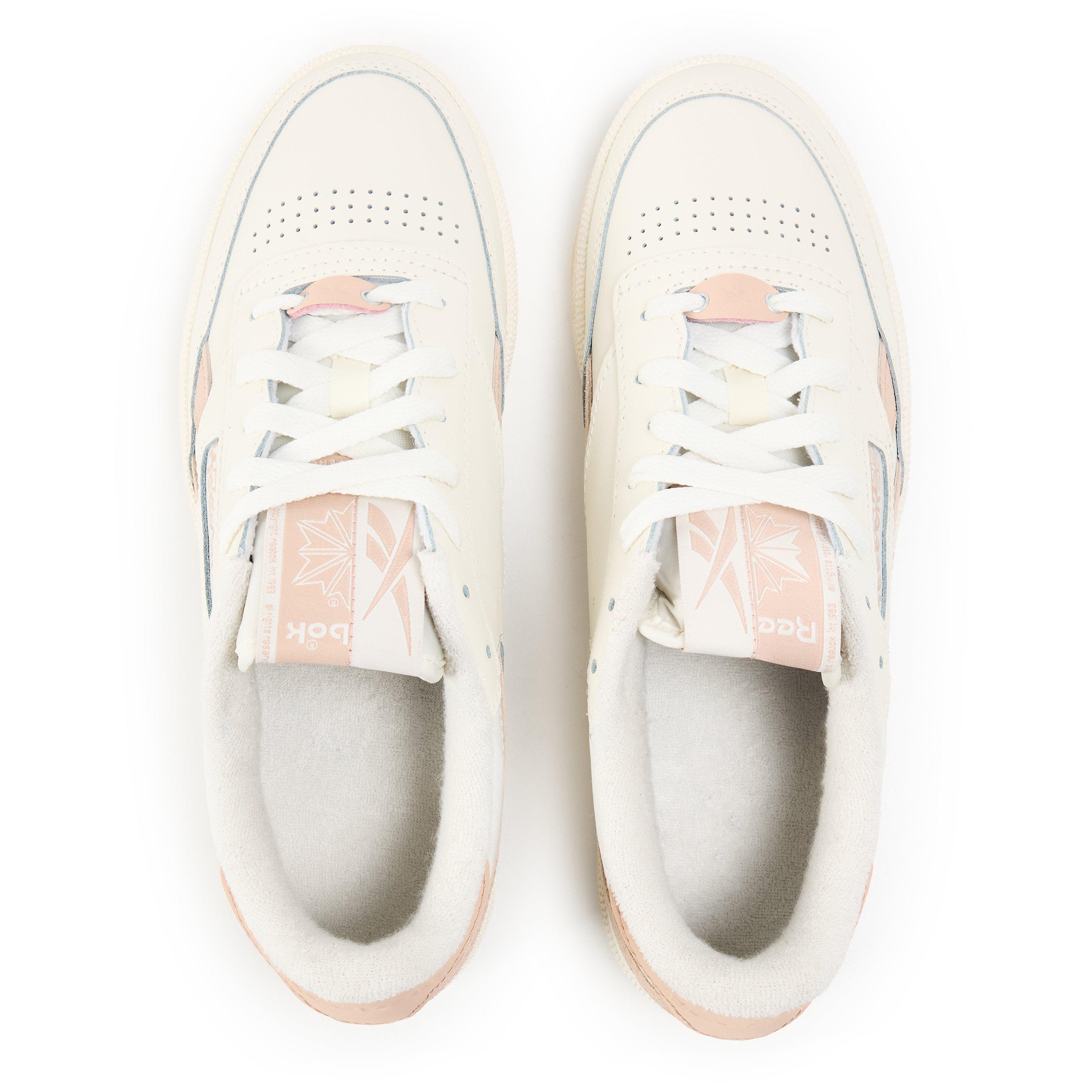 Chalk/Pink - Reebok - Women's Club C Revenge Low-Top Trainers - 4