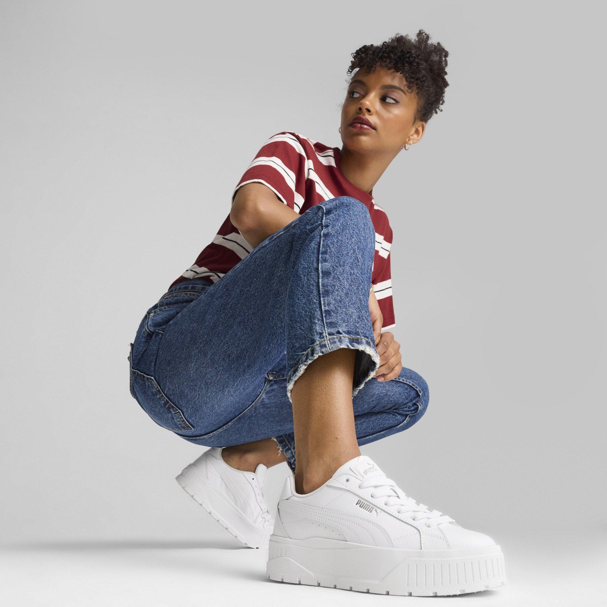 White - Puma - Karmen II Low-Top Trainers - 7