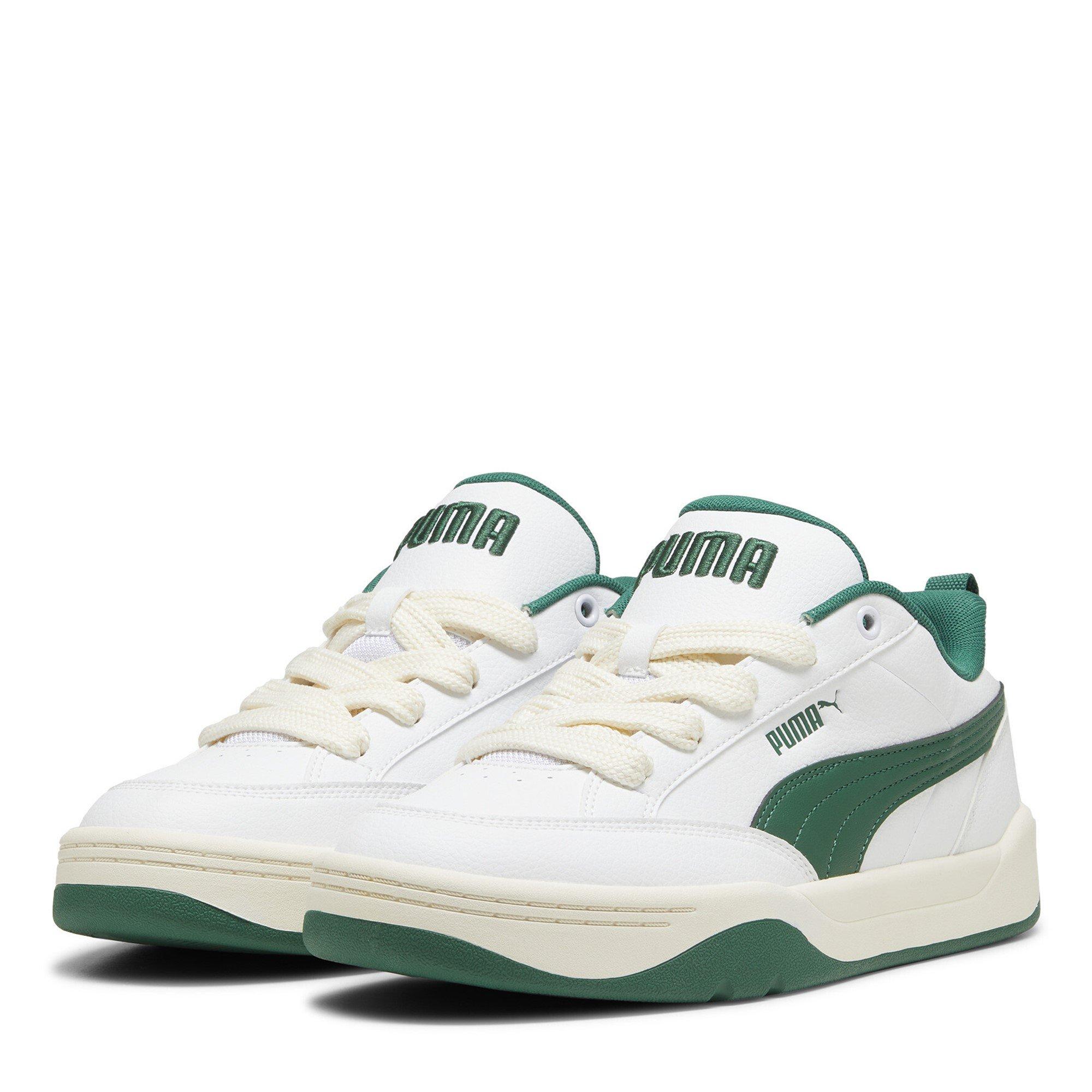 White/Green - Puma - Women's Park Lifestyle Low-Top Trainers - 1