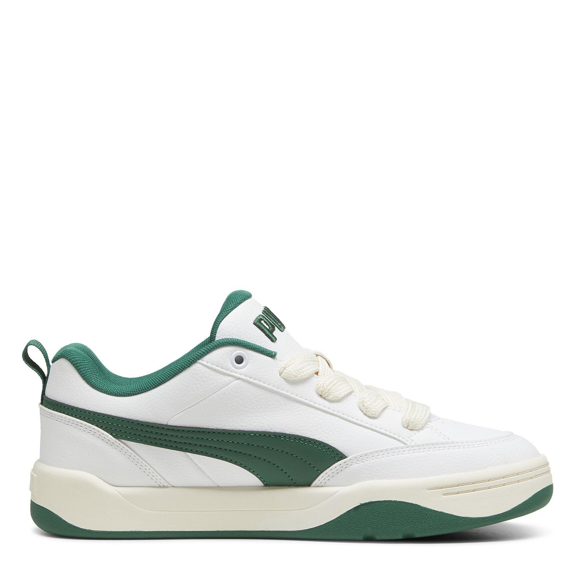 White/Green - Puma - Park Lifestyle Low-Top Trainers - 4
