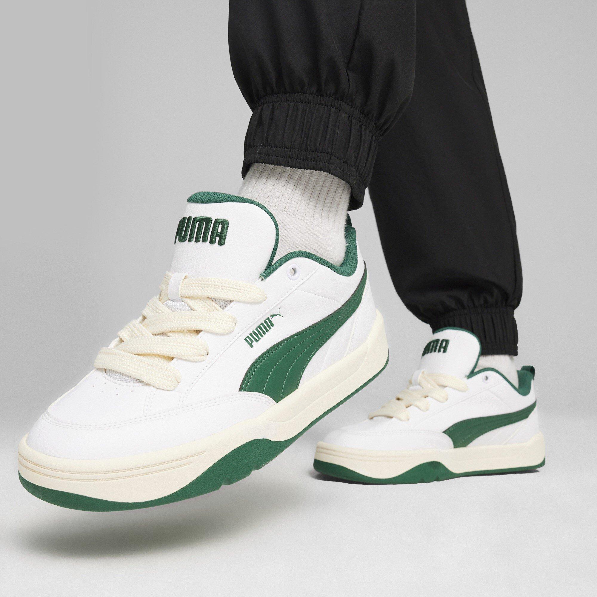 White/Green - Puma - Park Lifestyle Low-Top Trainers - 7
