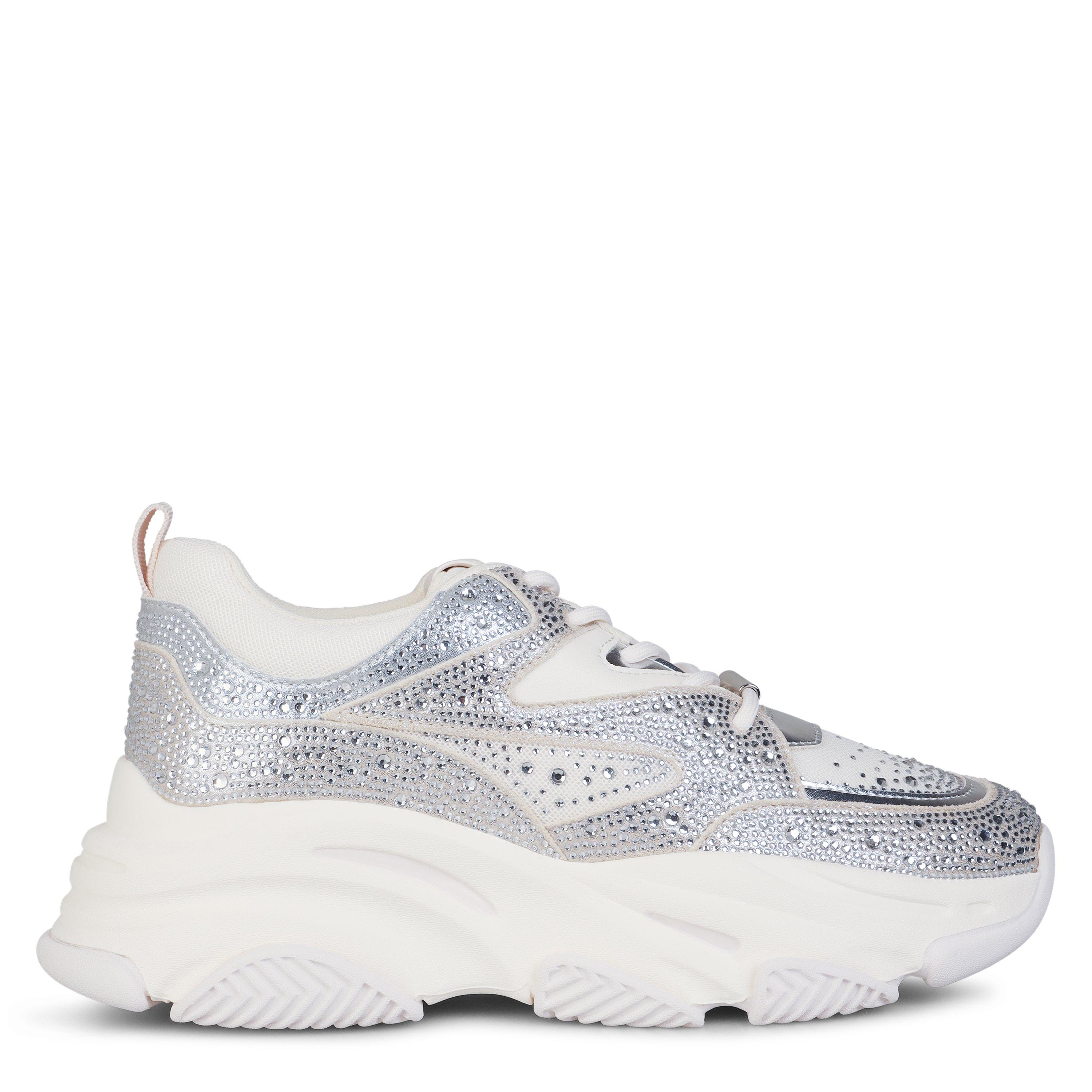 Steve Madden Women's Madden Privy Trainer - Silver Coin - 7 (40)