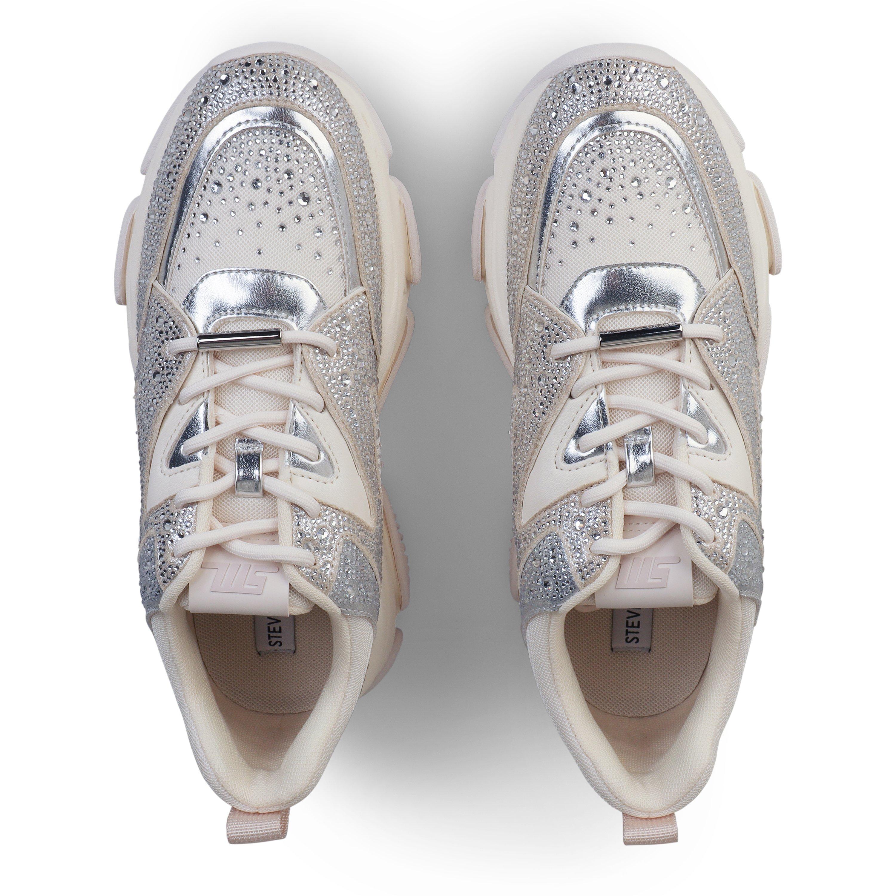 Silver Coin - Steve Madden - Women's Privy Chunky Trainers - 5