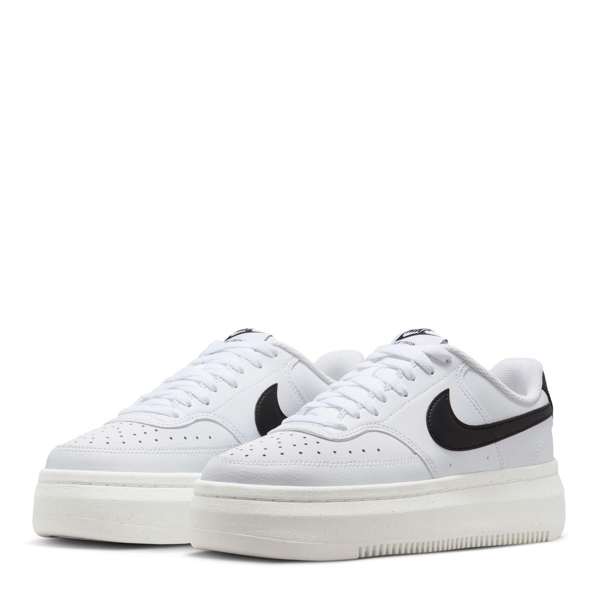 Weiß/Schwarz - Nike - Women's Low-Top Trainers - 3