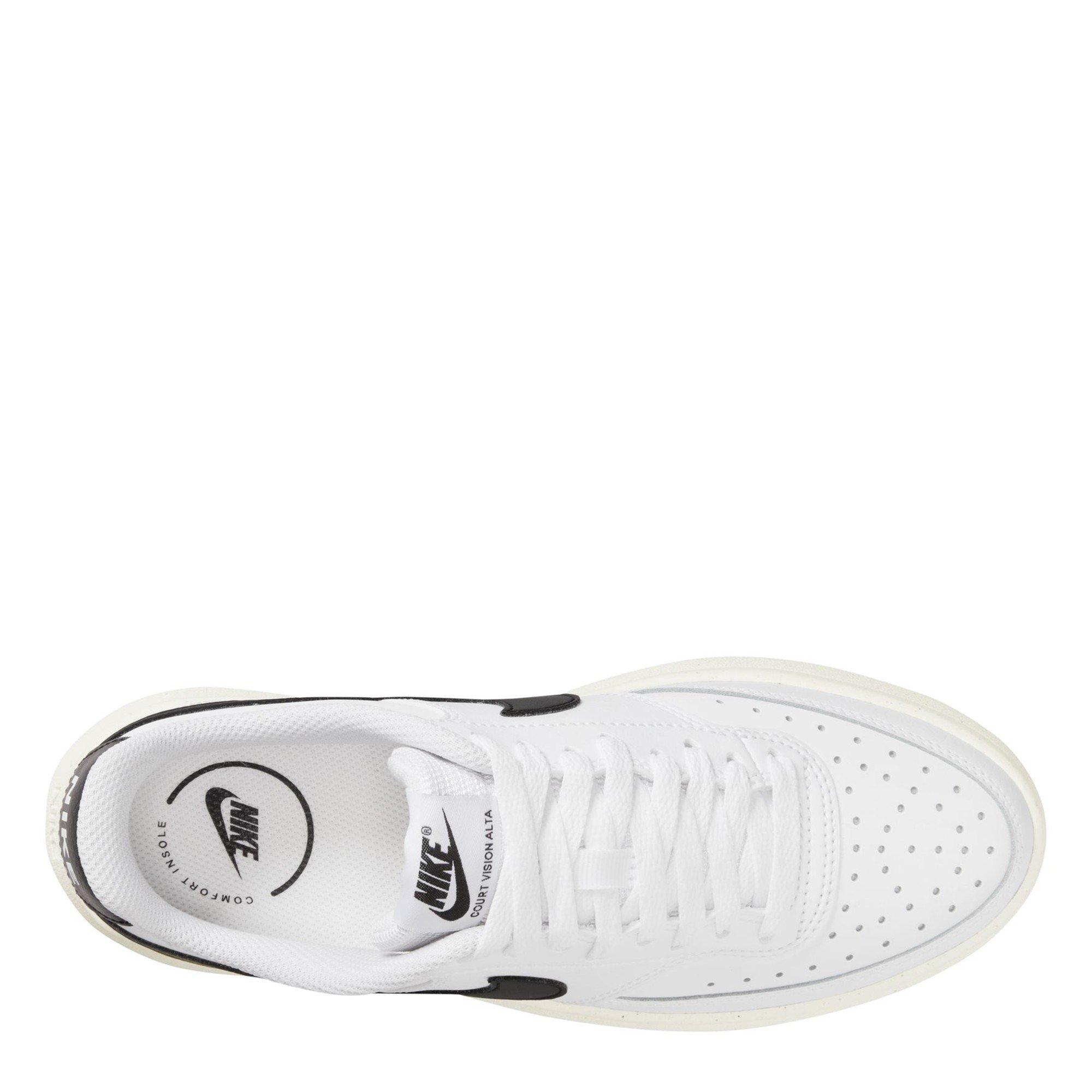 Weiß/Schwarz - Nike - Women's Low-Top Trainers - 9