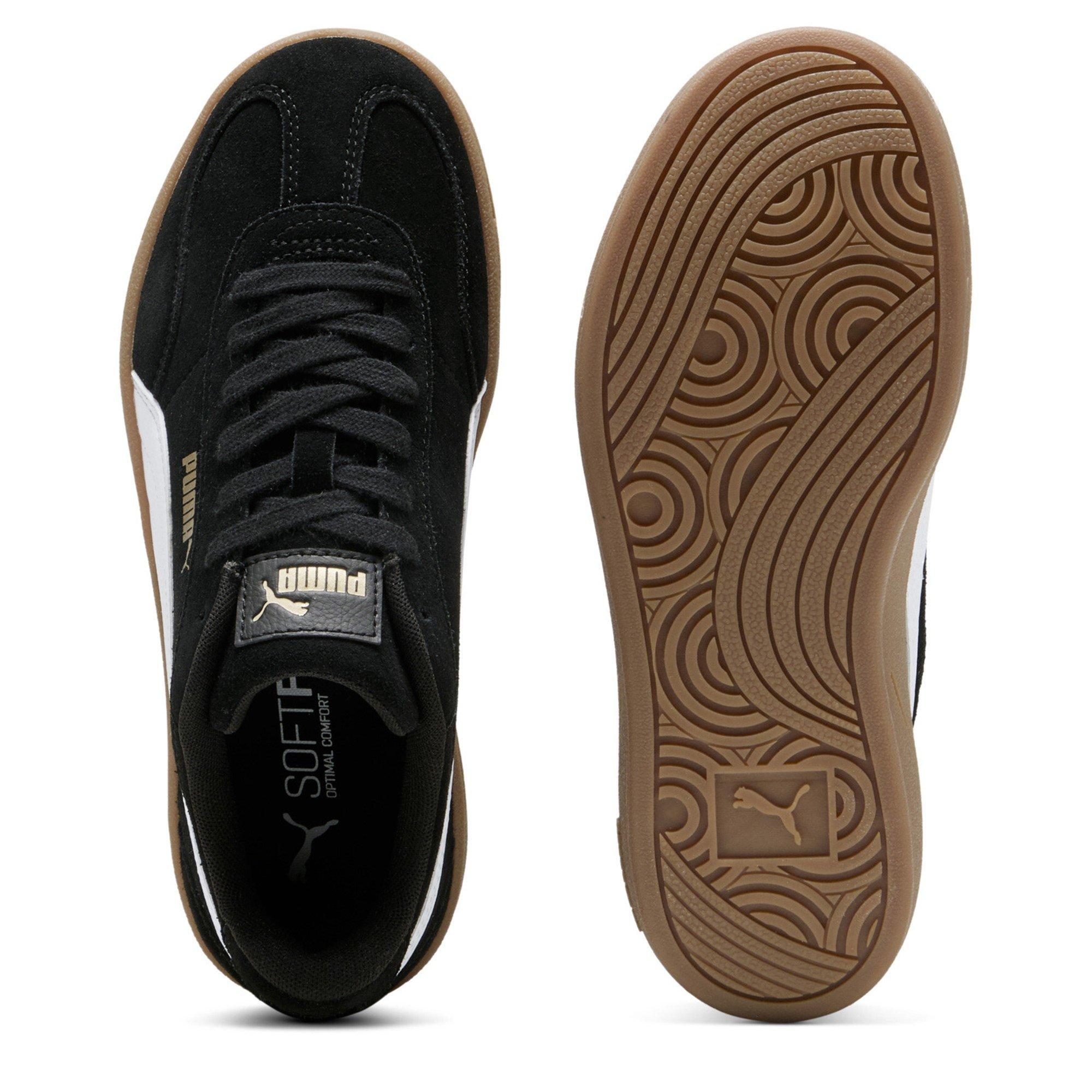 Blk/Wht/Gum - Puma - Puma Club Era II Platform Trainers - 3