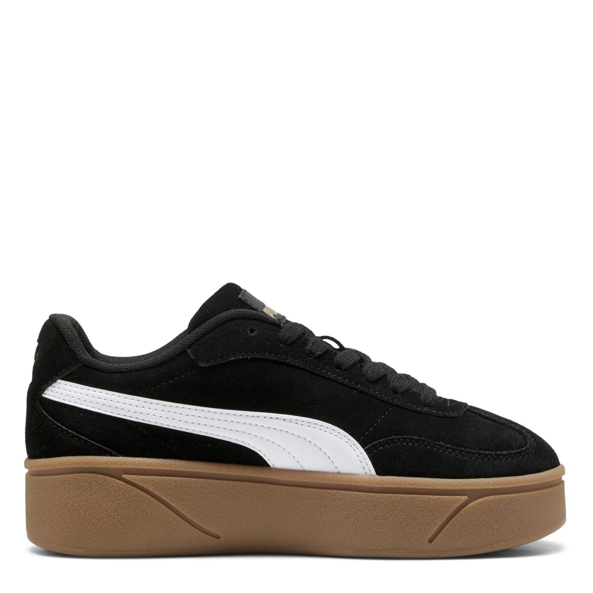 Blk/Wht/Gum - Puma - Puma Club Era II Platform Trainers - 4