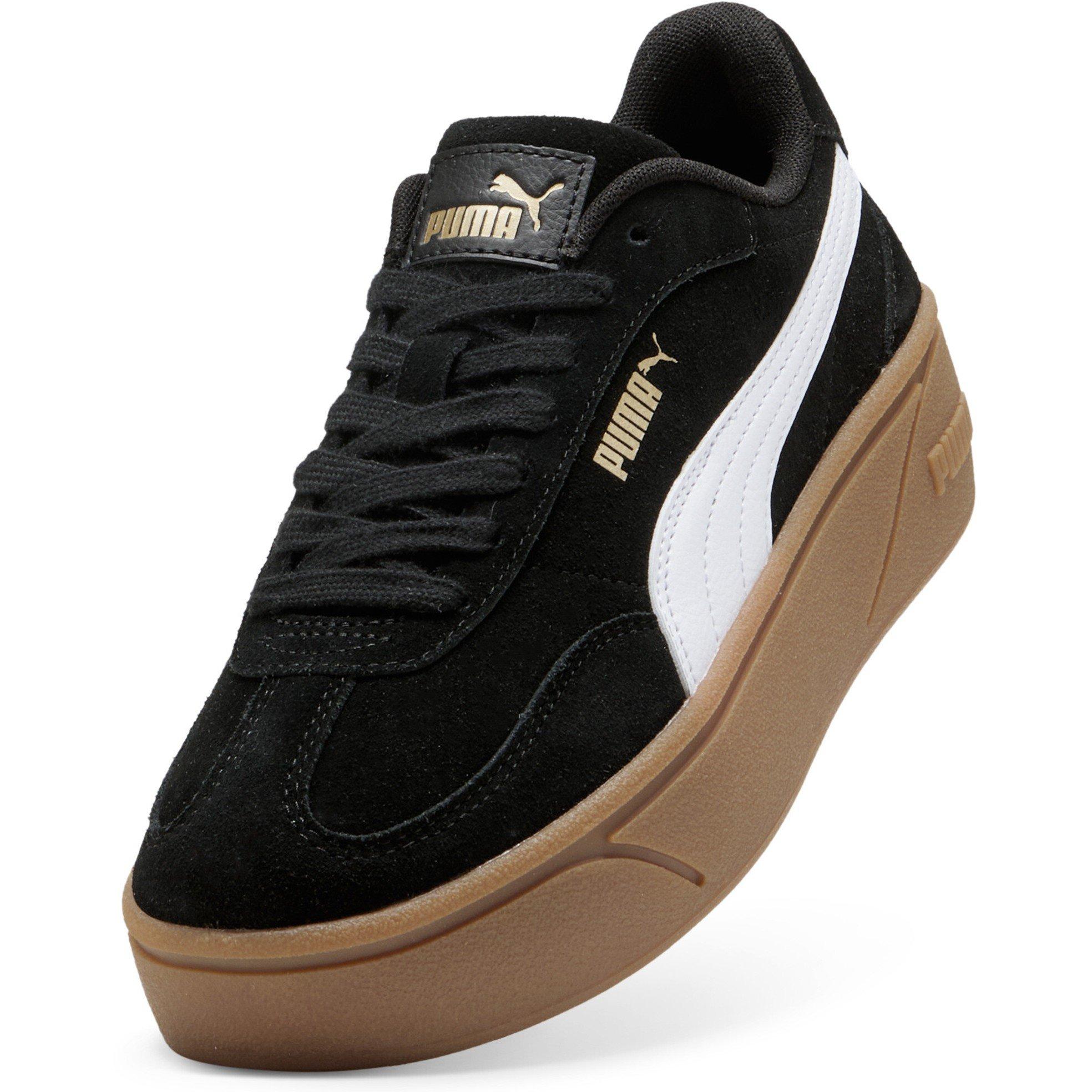 Blk/Wht/Gum - Puma - Puma Club Era II Platform Trainers - 6