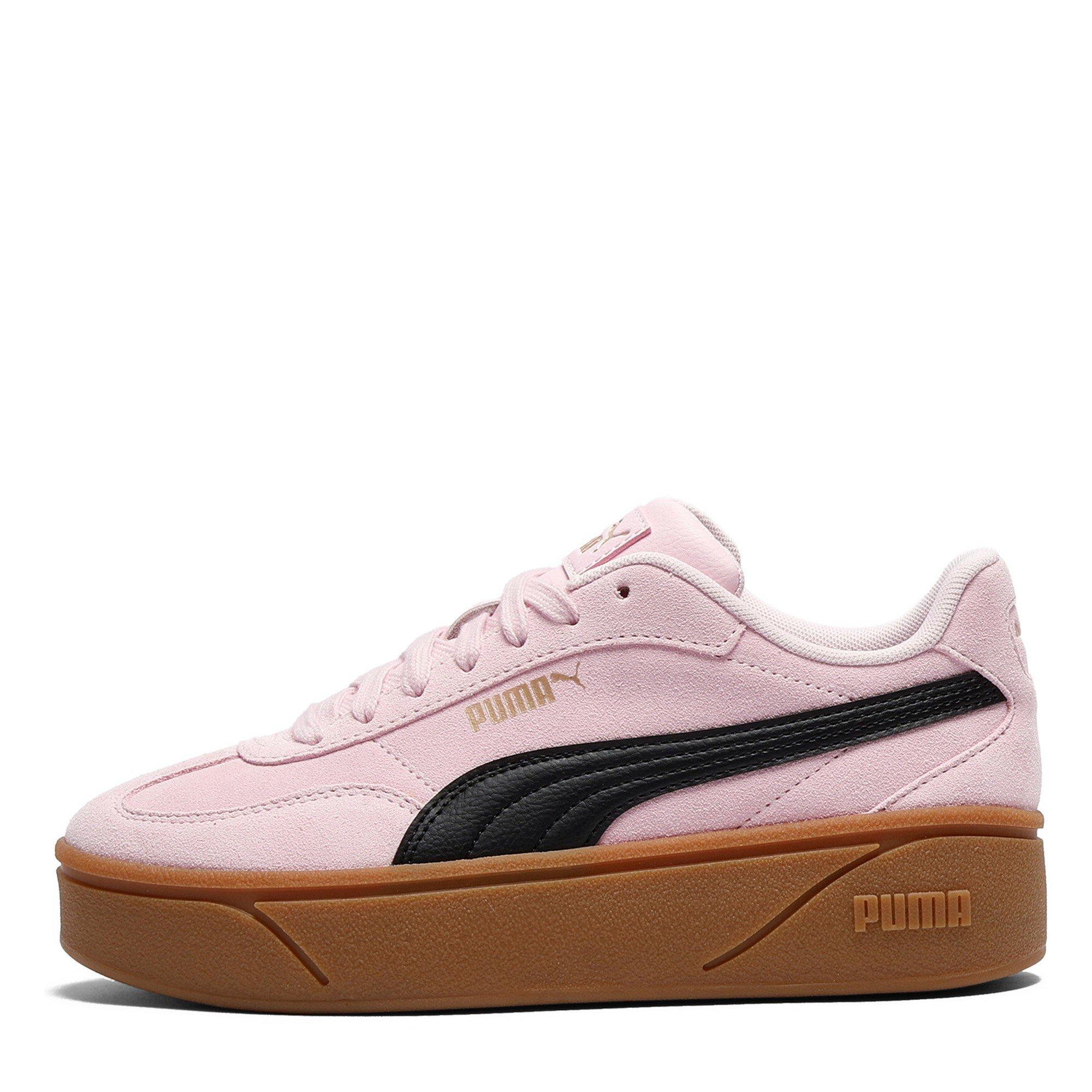 Pink/Navy/Gum - Puma - Puma Club Era II Platform Trainers - 2