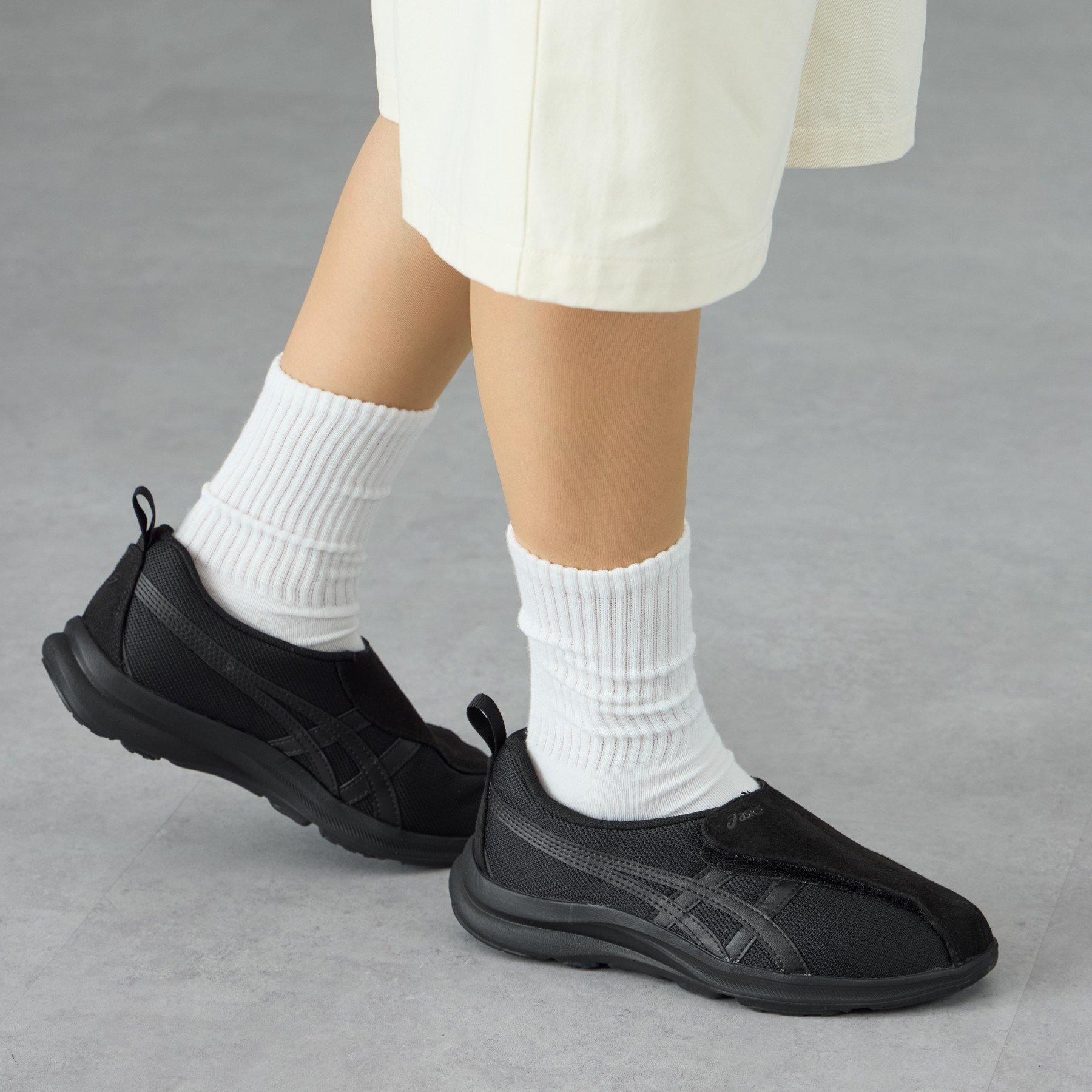 BLACK/BLACK - Asics - Lifewalker W018 Womens Walking Shoes - 7