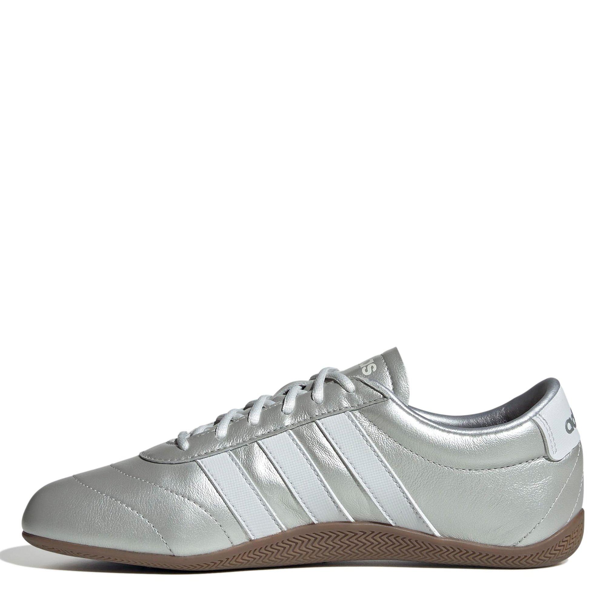 Silver/White - adidas - Grand Court Lo Womens Shoes - 2