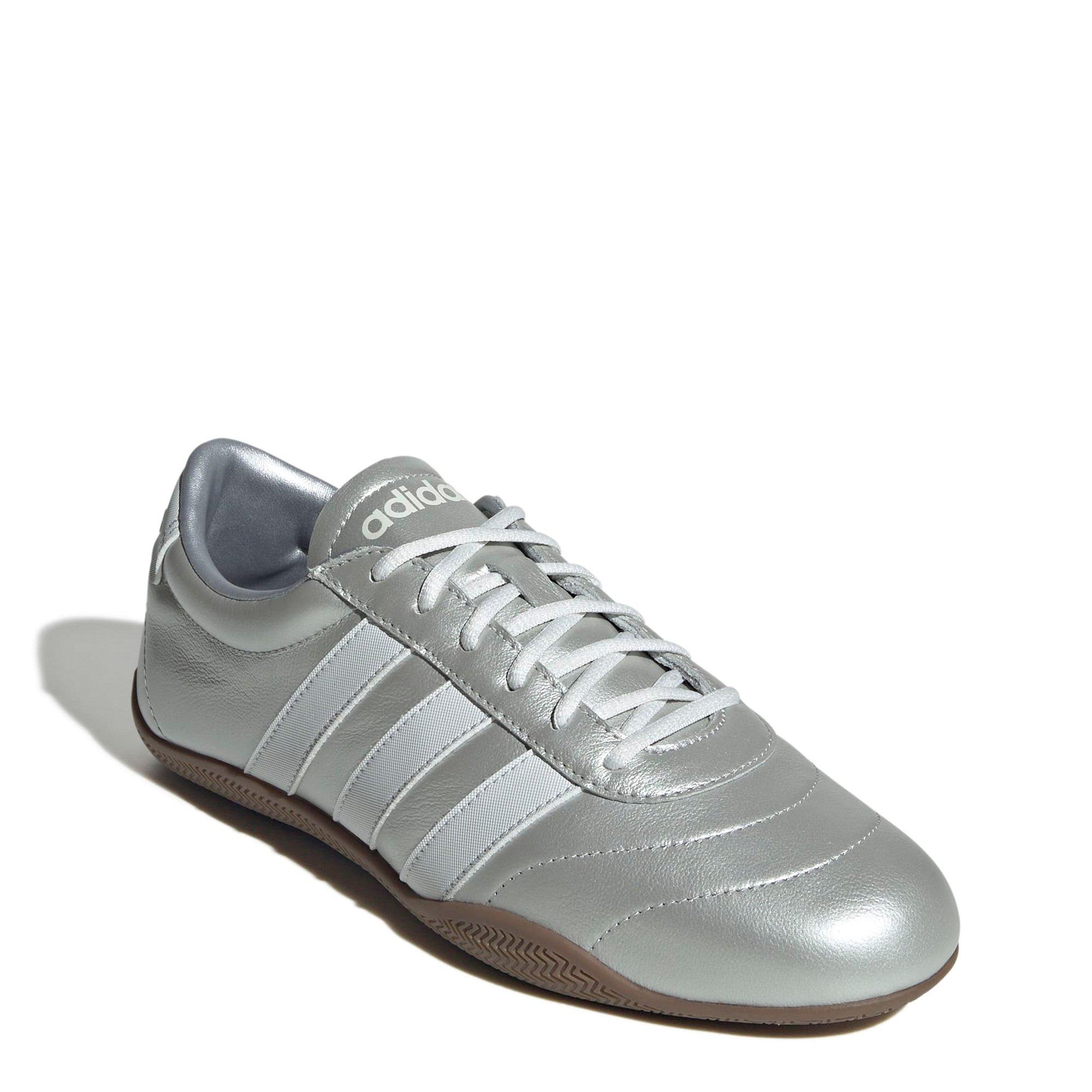 Silver/White - adidas - Grand Court Lo Womens Shoes - 5