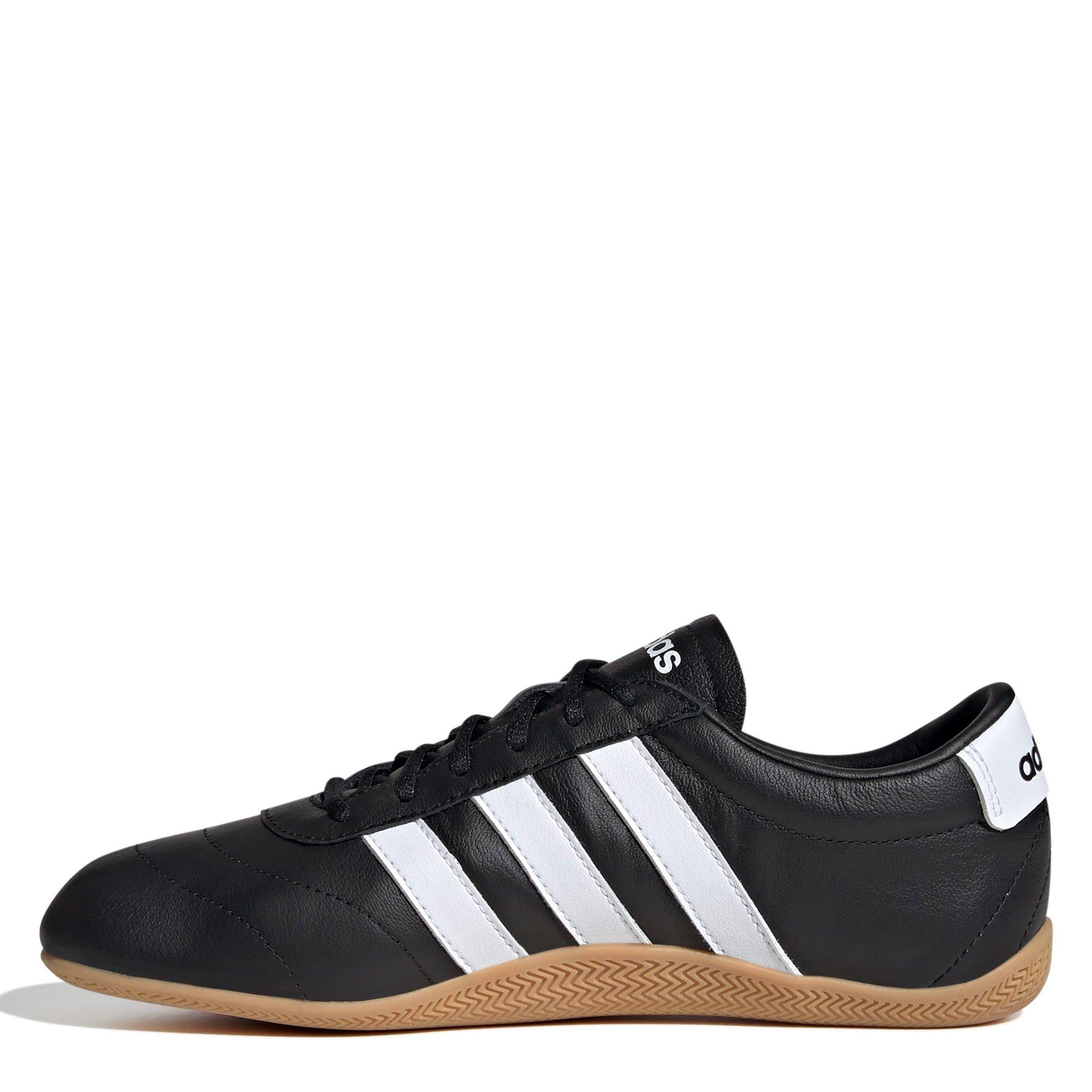 Core Black/Wht - adidas - Grand Court Lo Womens Shoes - 2