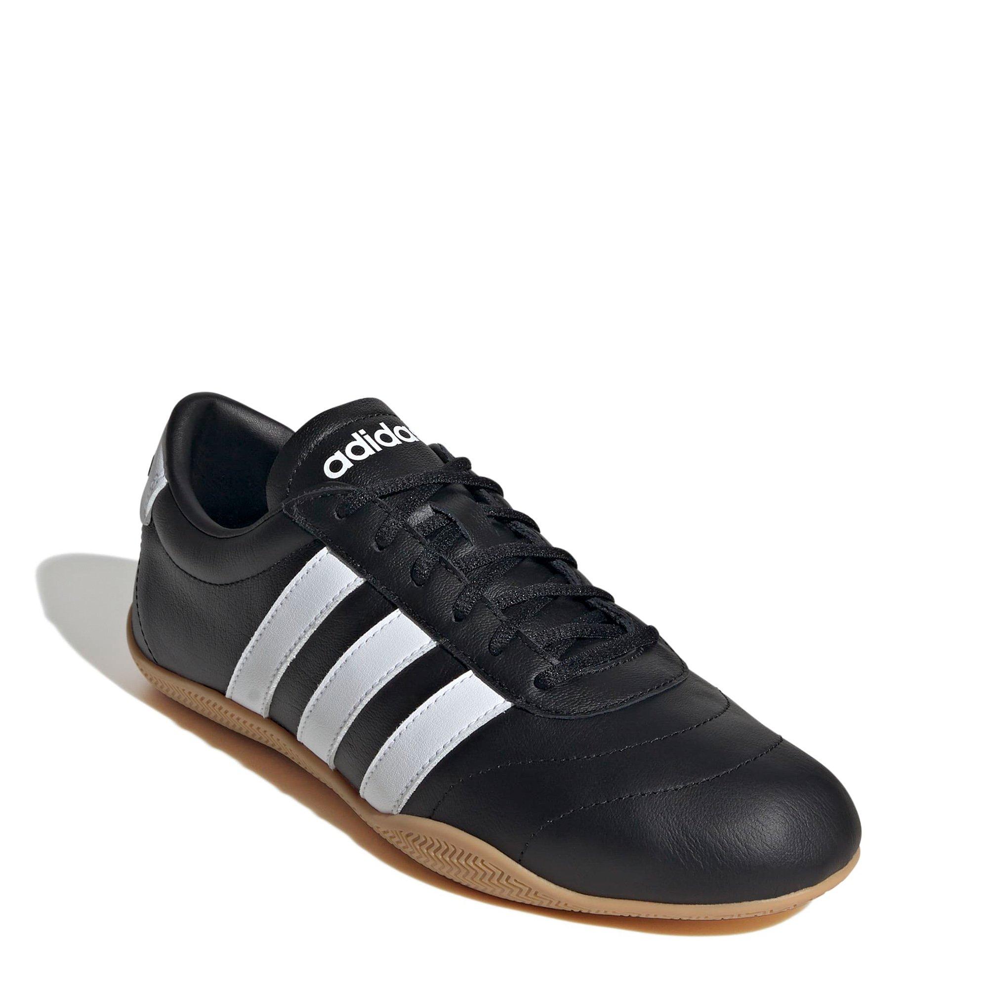 Core Black/Wht - adidas - Grand Court Lo Womens Shoes - 5