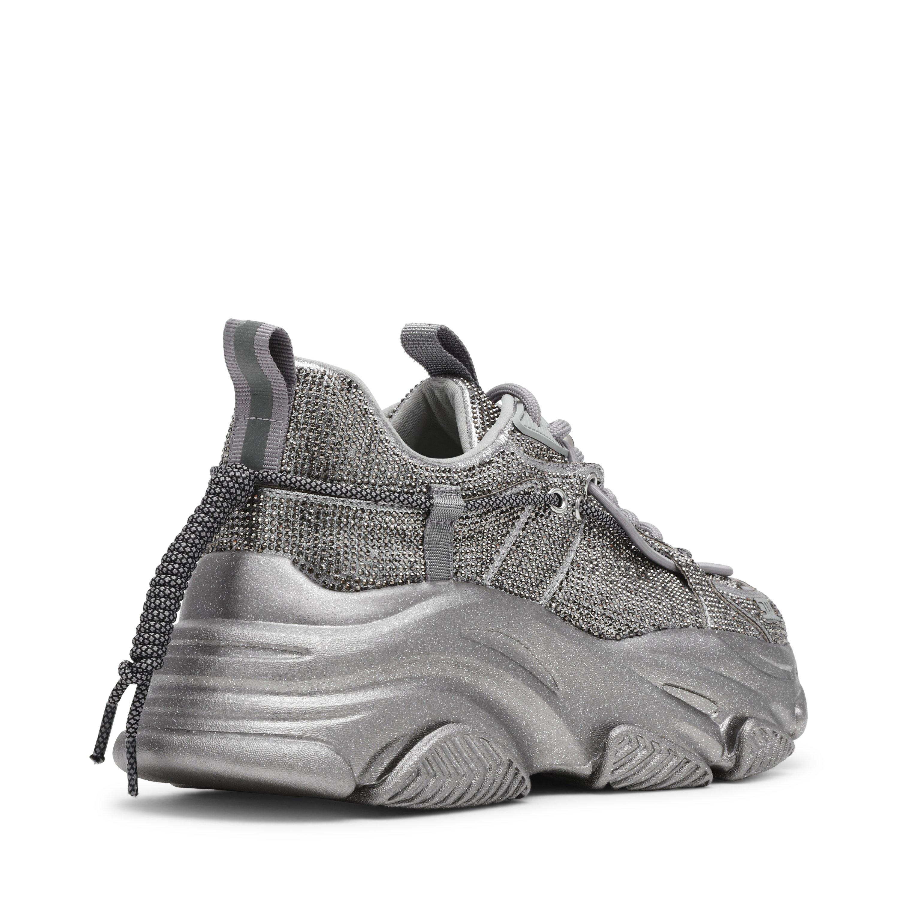 Silver - Steve Madden - Women's Vault 2R Chunky Trainers - 3