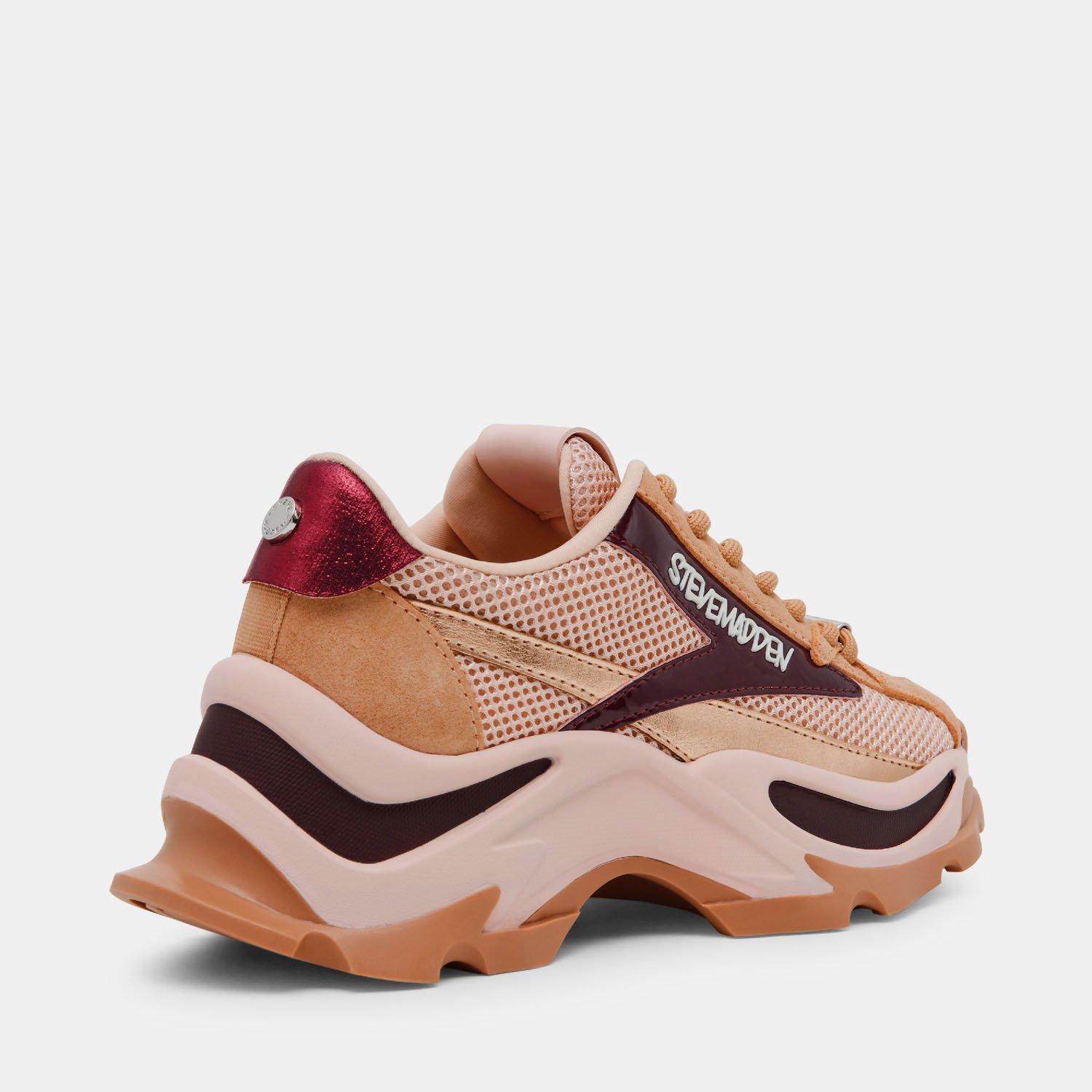 Clay Multi - Steve Madden - Women's Zoomz Chunky Trainers - 3