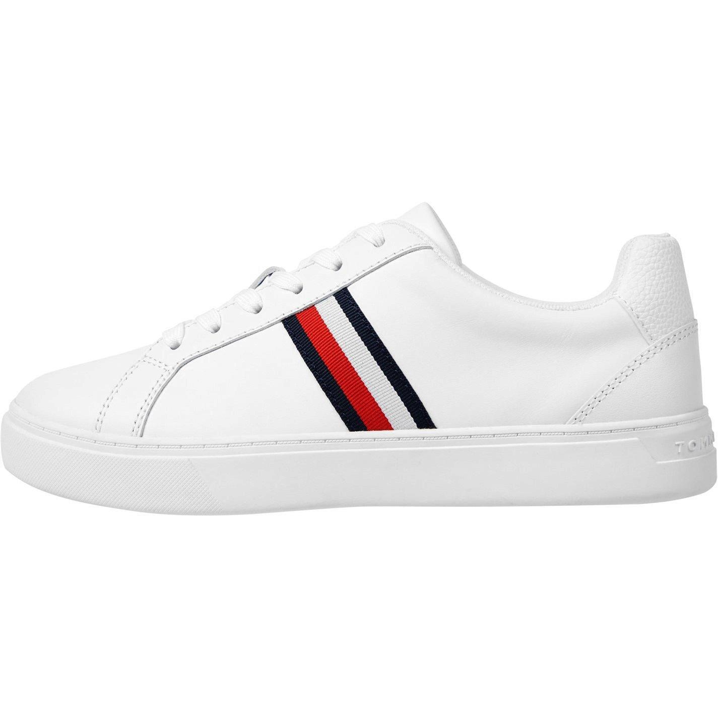 White - Tommy Hilfiger - Essential Stripe Sneakers - 3