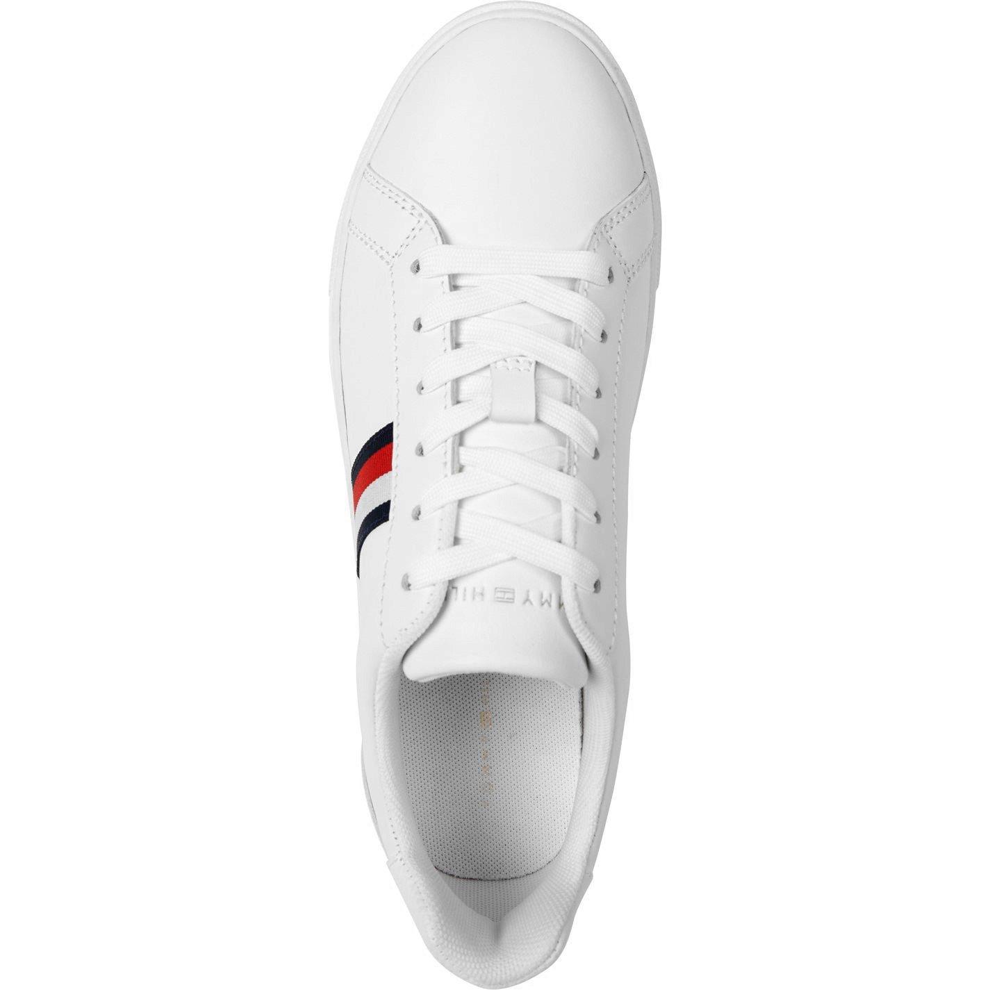 White - Tommy Hilfiger - Essential Stripe Sneakers - 6