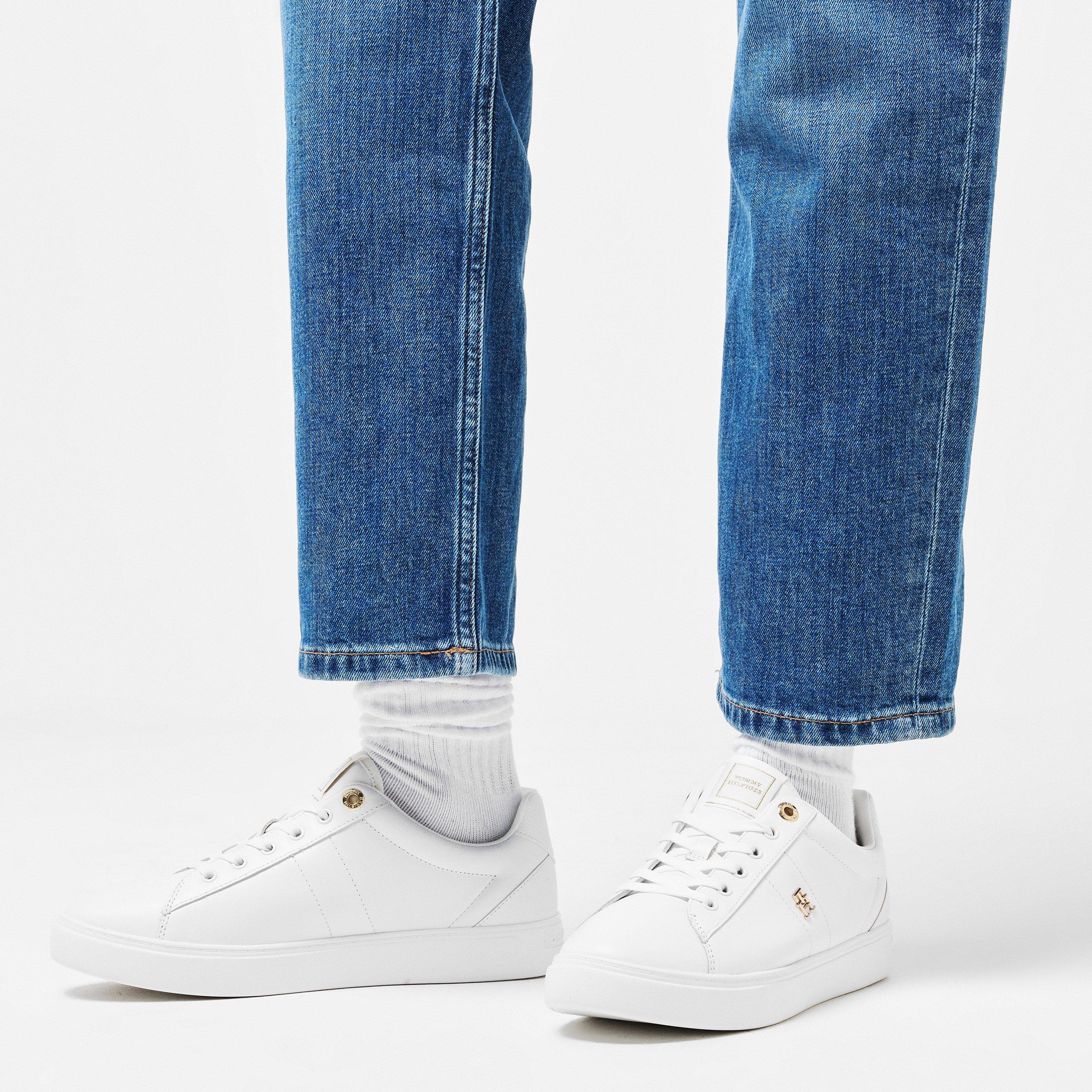 Wit - Tommy Hilfiger - Women's Elevated Court Trainers - 3