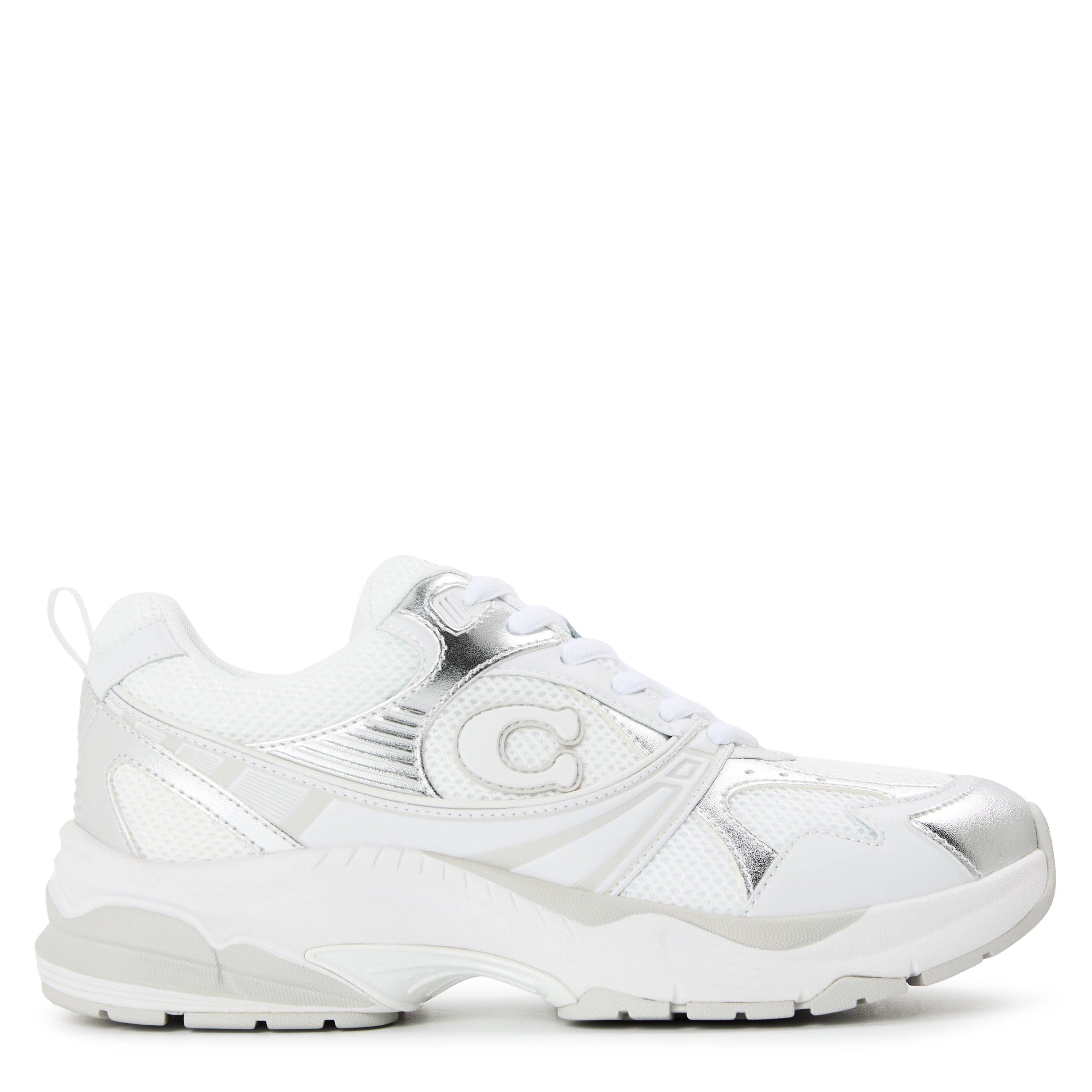 Light Grey - Coach - Women's Mesh Chunky Trainers - 1