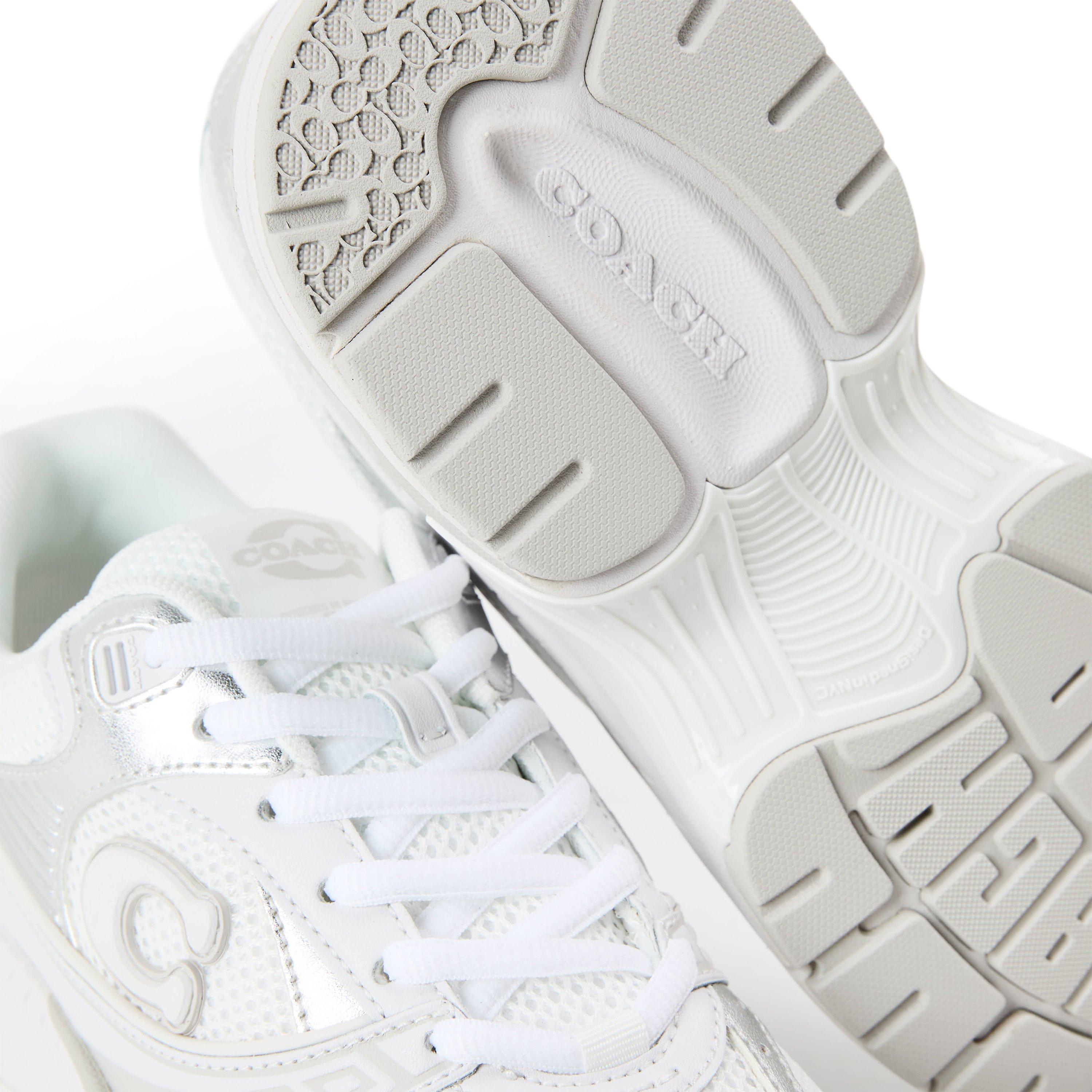 Light Grey - Coach - Women's Mesh Chunky Trainers - 3