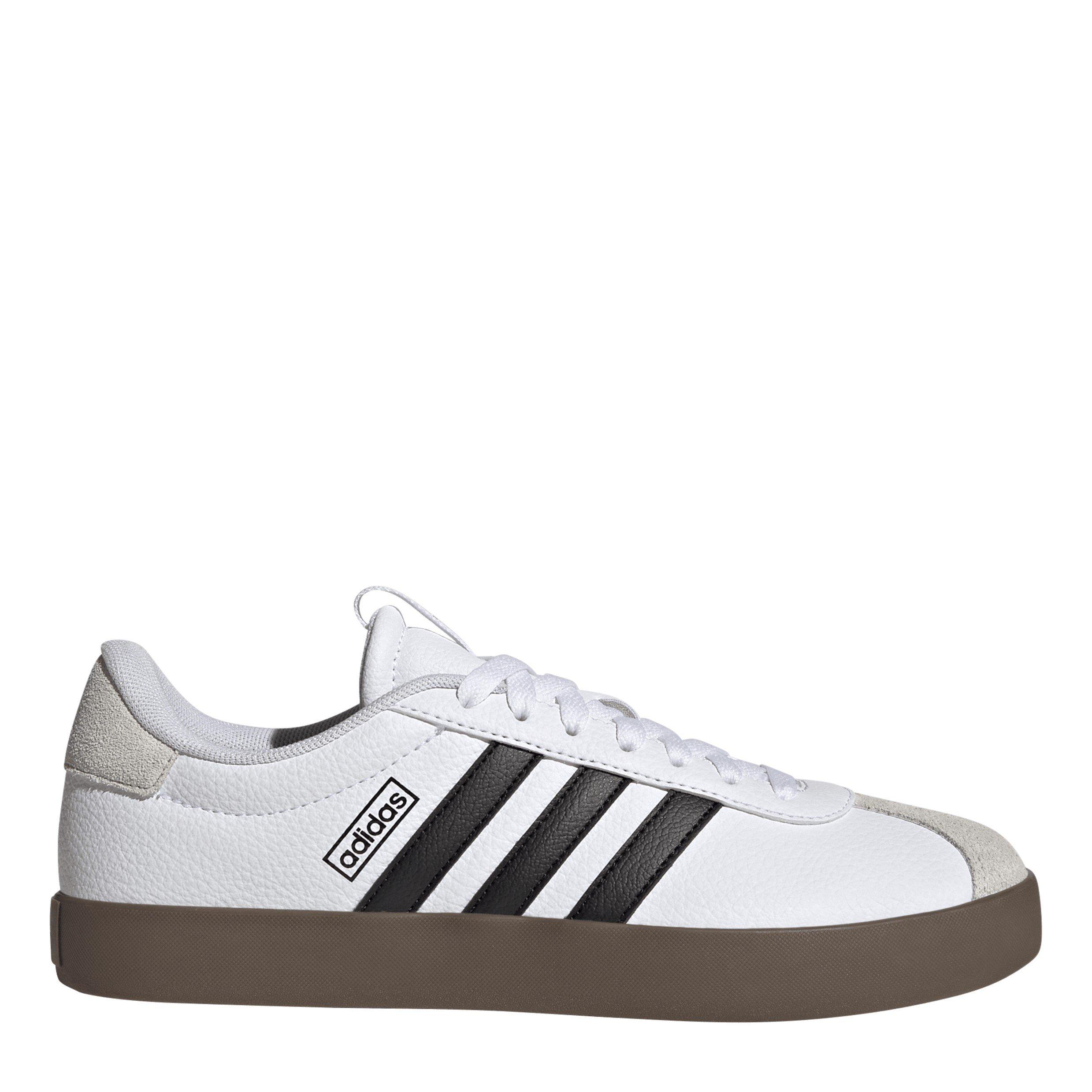 Adidas Women's Vl Court 3.0 Low Shoes - Wht/Core Black - 5.5 (38.7)