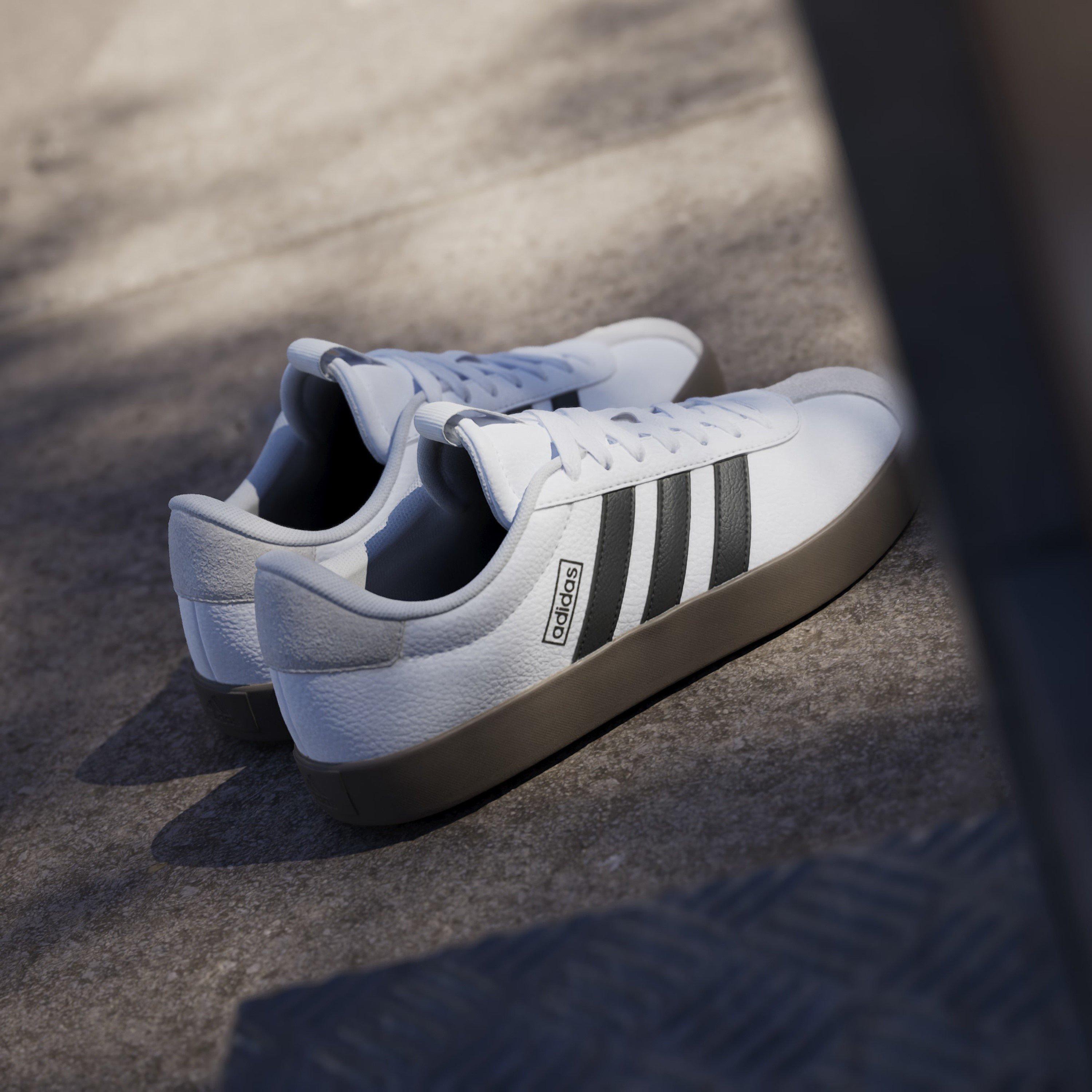 Wht/Core Black - adidas - VL Court 3.0 Low Shoes Womens - 12