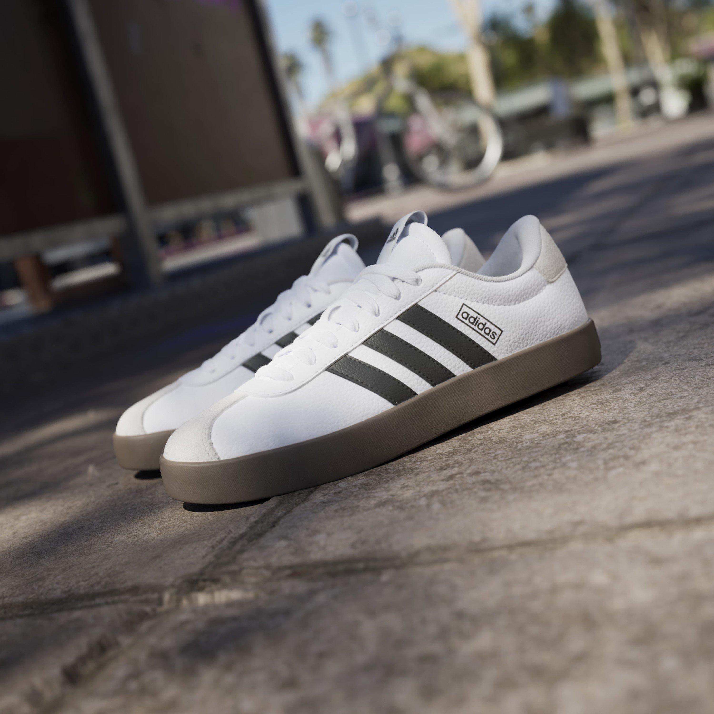 Wht/Core Black - adidas - VL Court 3.0 Low Shoes Womens - 14