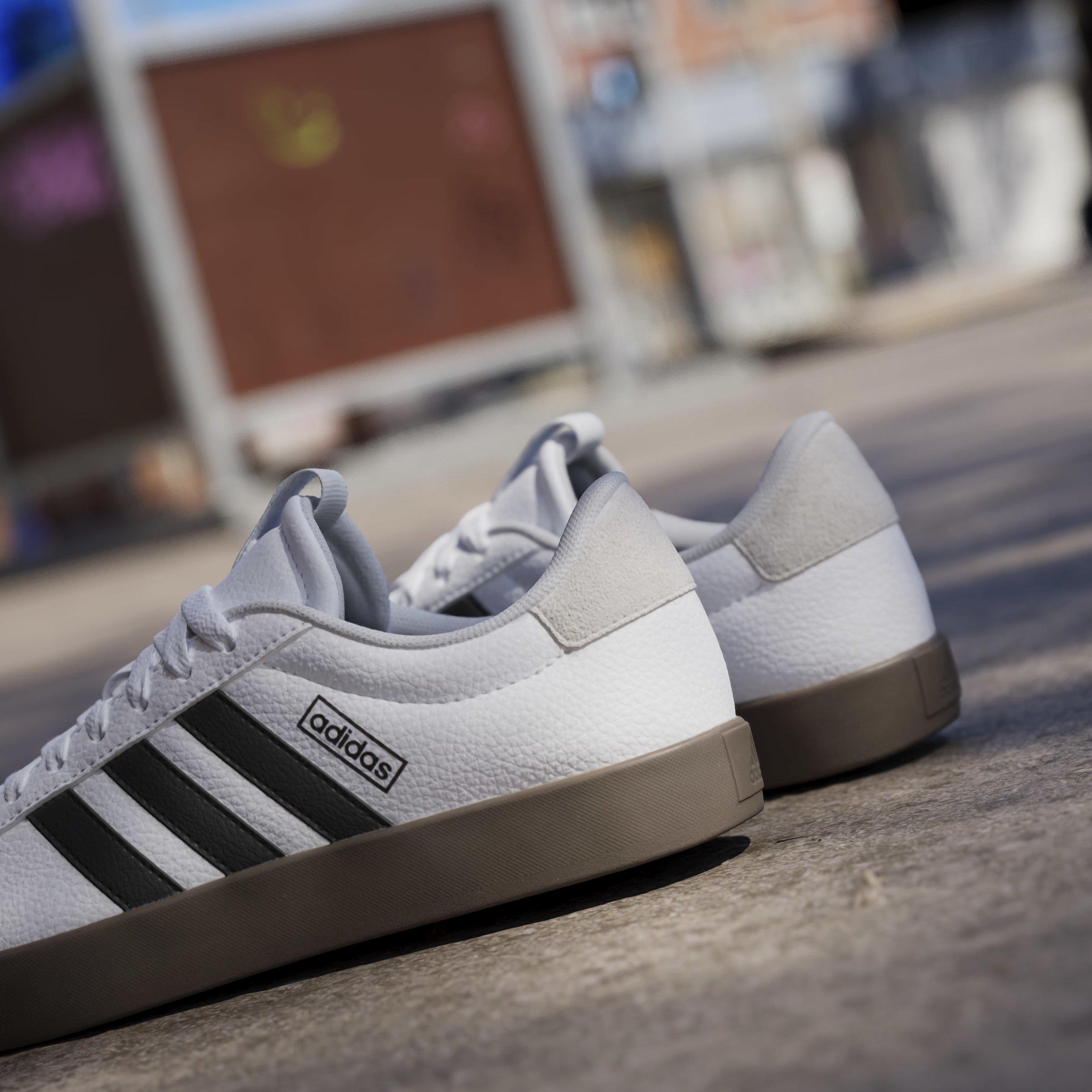 Wht/Core Black - adidas - VL Court 3.0 Low Shoes Womens - 15