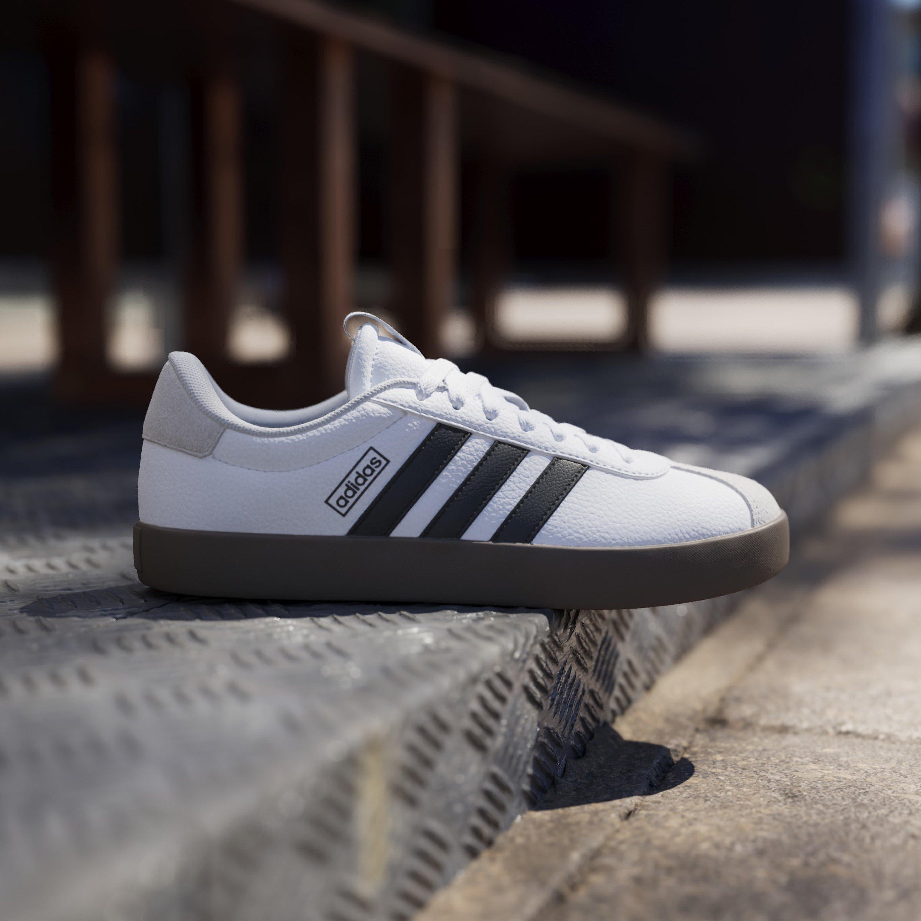 Wht/Core Black - adidas - VL Court 3.0 Low Shoes Womens - 9
