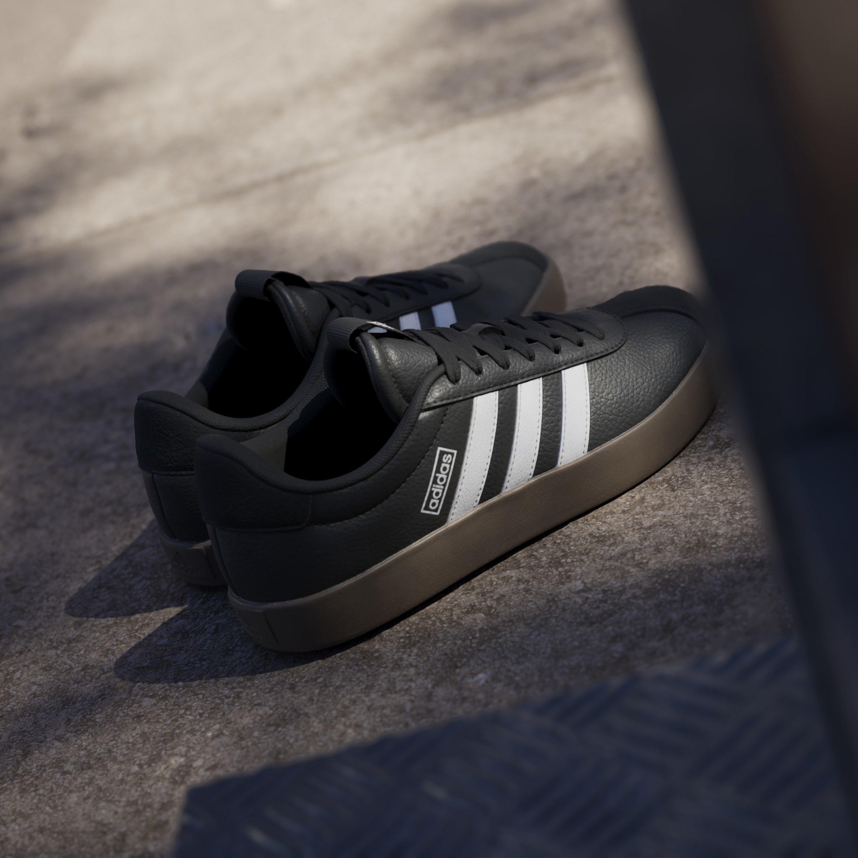 Core Black/Whte - adidas - VL Court 3.0 Low Shoes Womens - 12