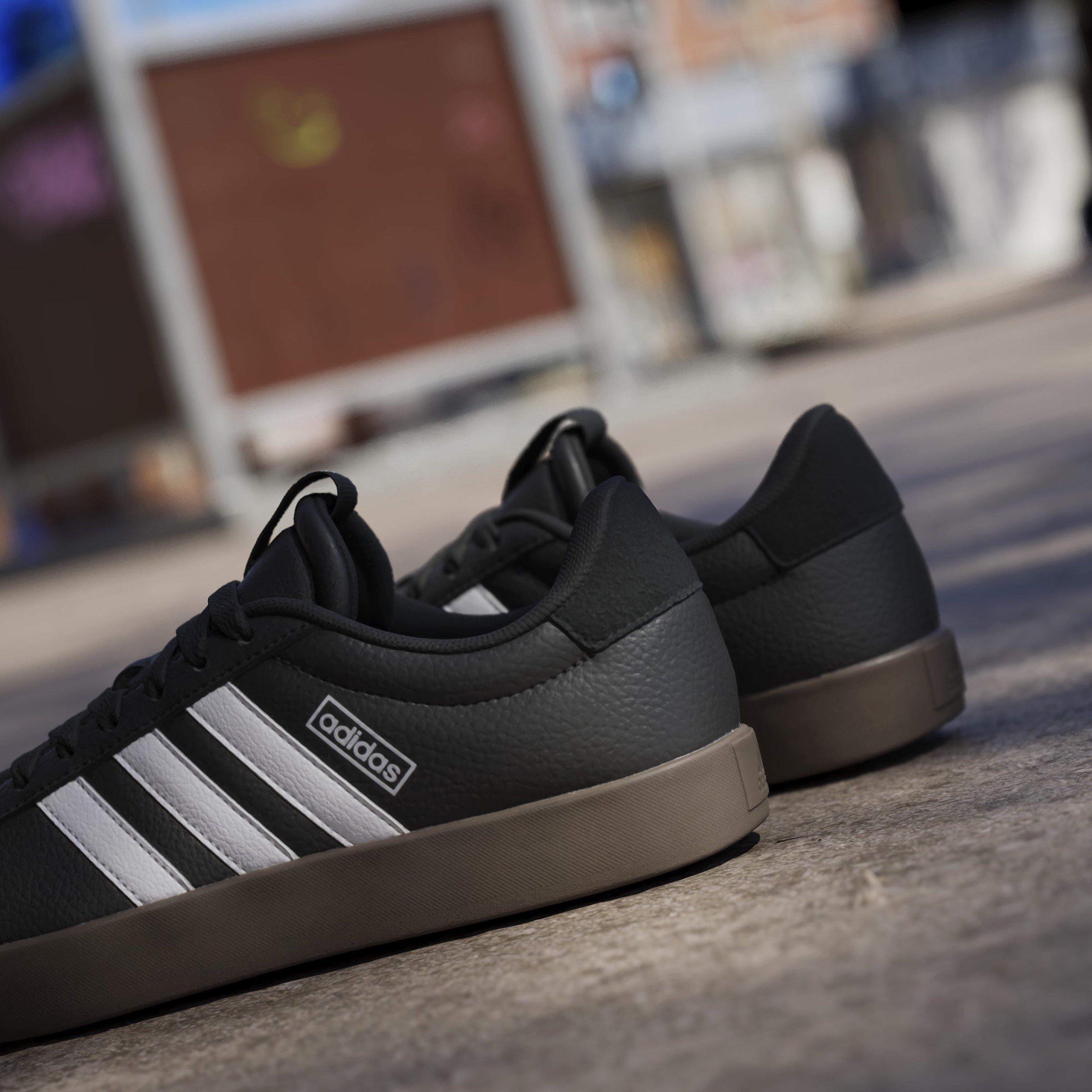 Core Black/Whte - adidas - VL Court 3.0 Low Shoes Womens - 15