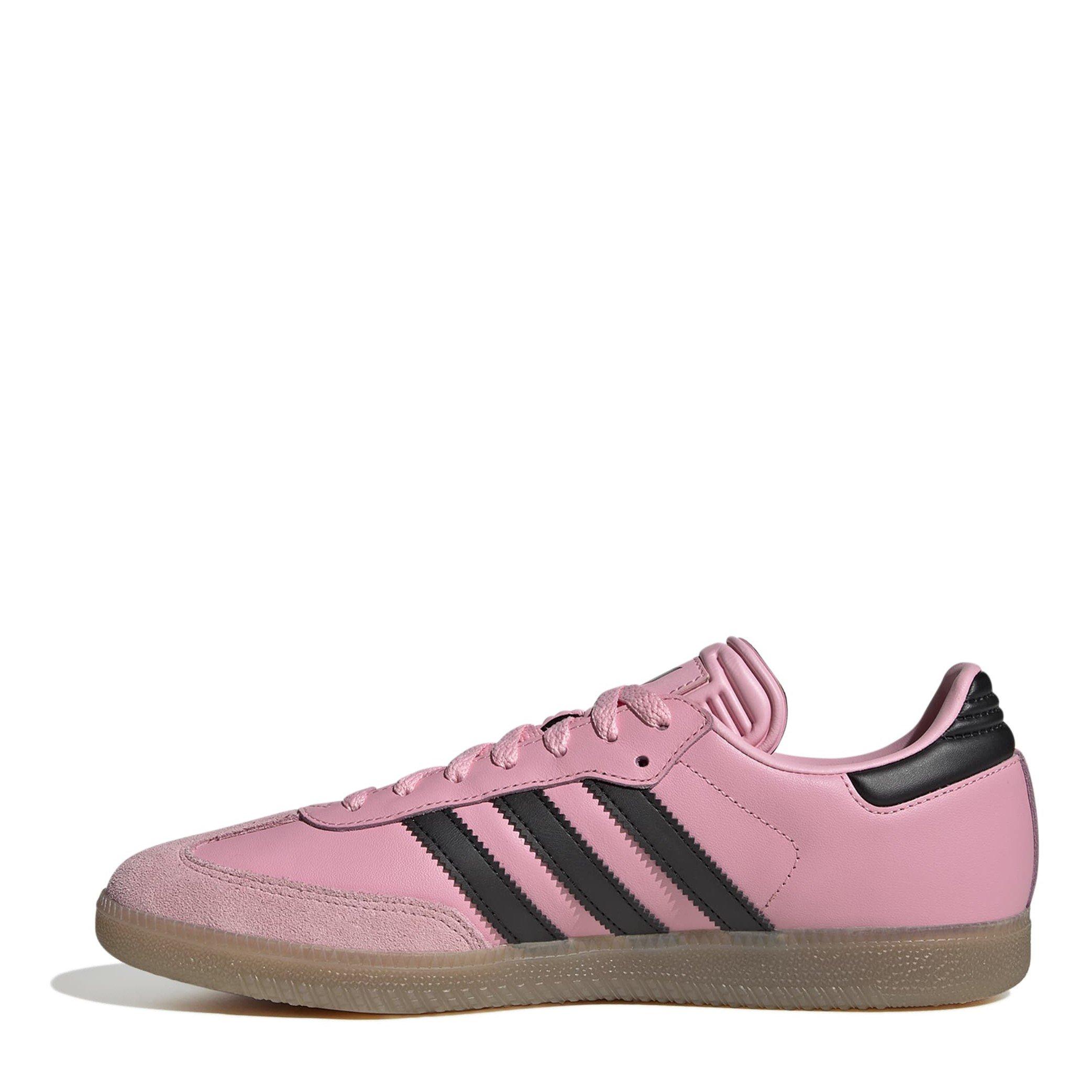 Rosa/Preto/Goma - adidas - Messi Samba Trainers Womens - 2
