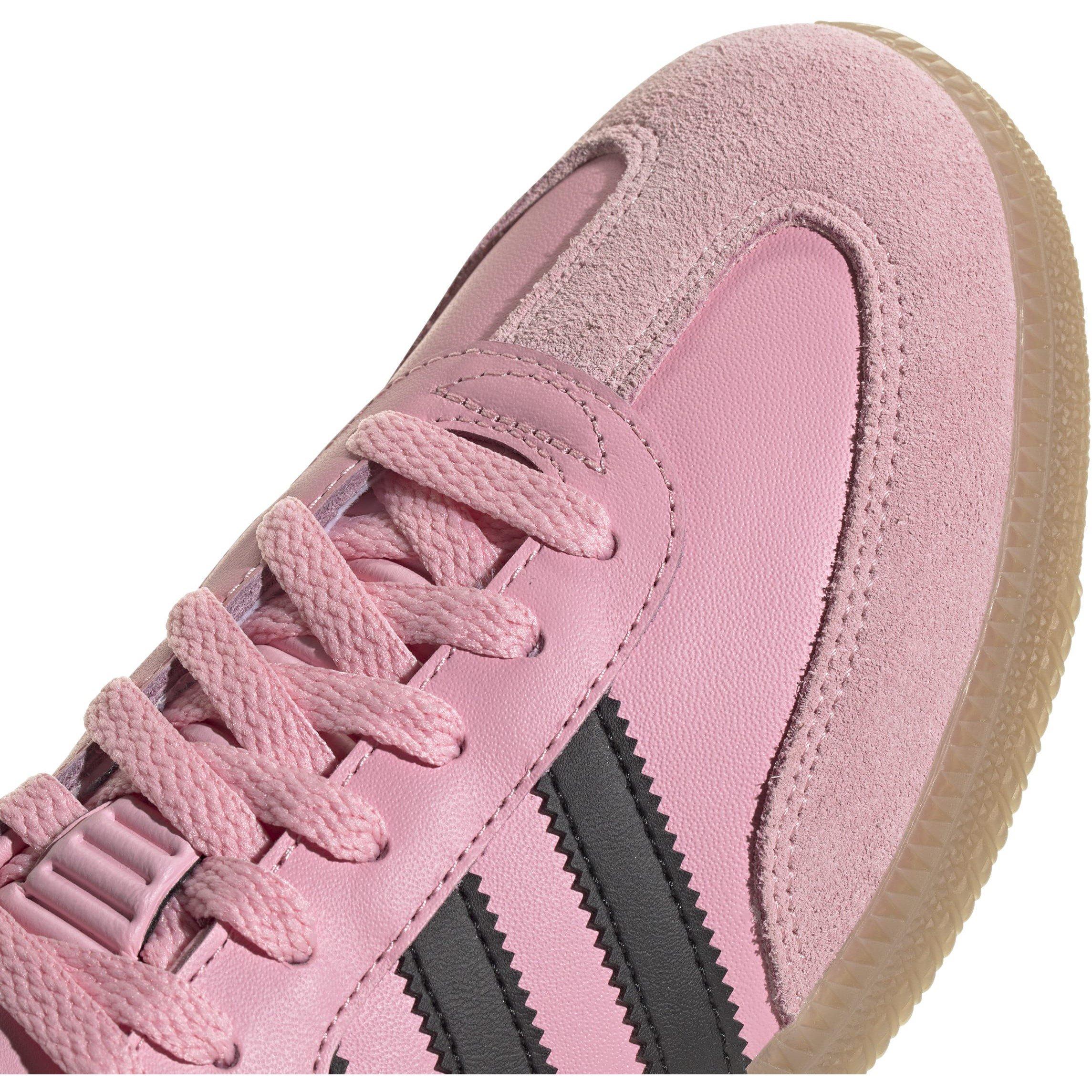 Rosa/Preto/Goma - adidas - Messi Samba Trainers Womens - 7