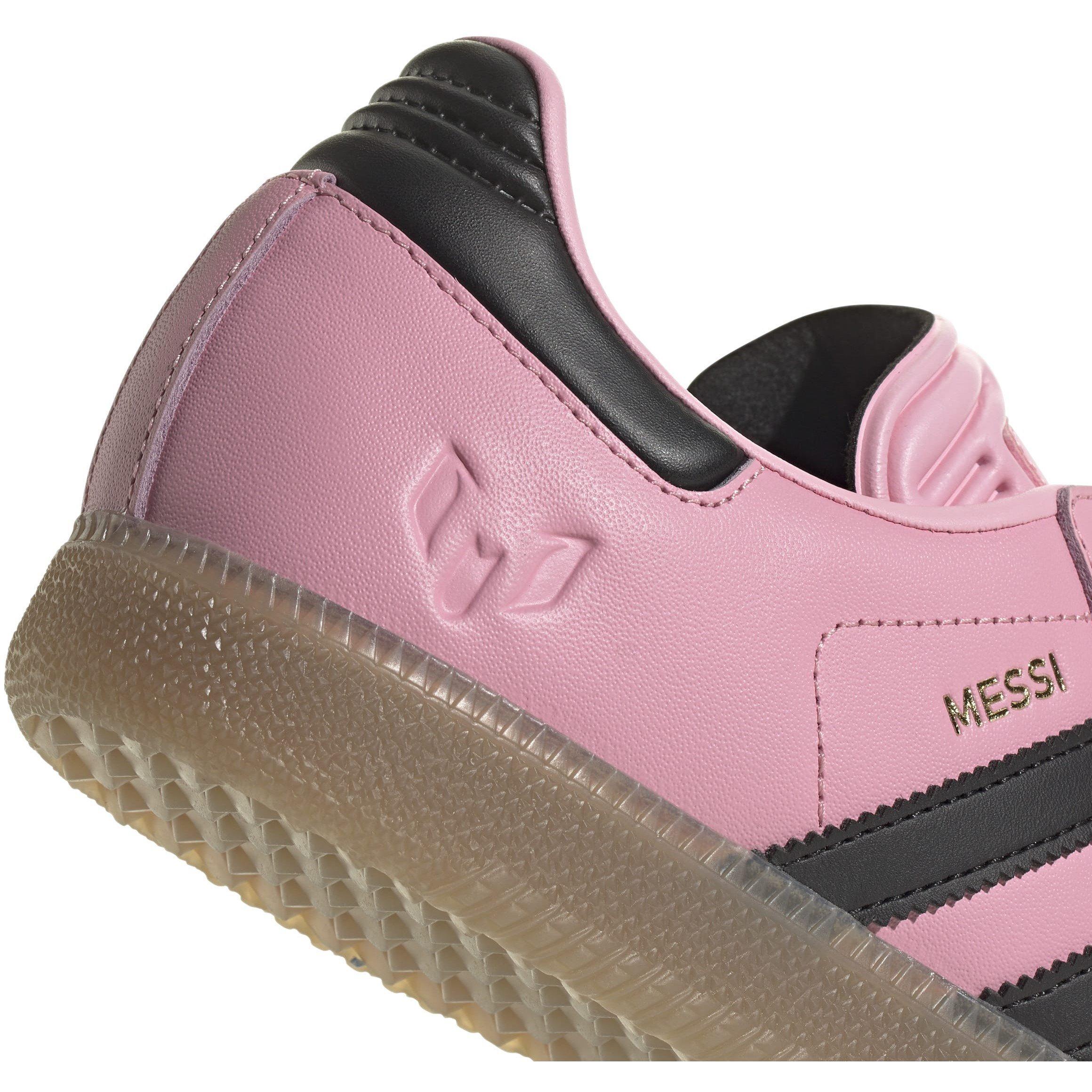 Rosa/Preto/Goma - adidas - Messi Samba Trainers Womens - 8