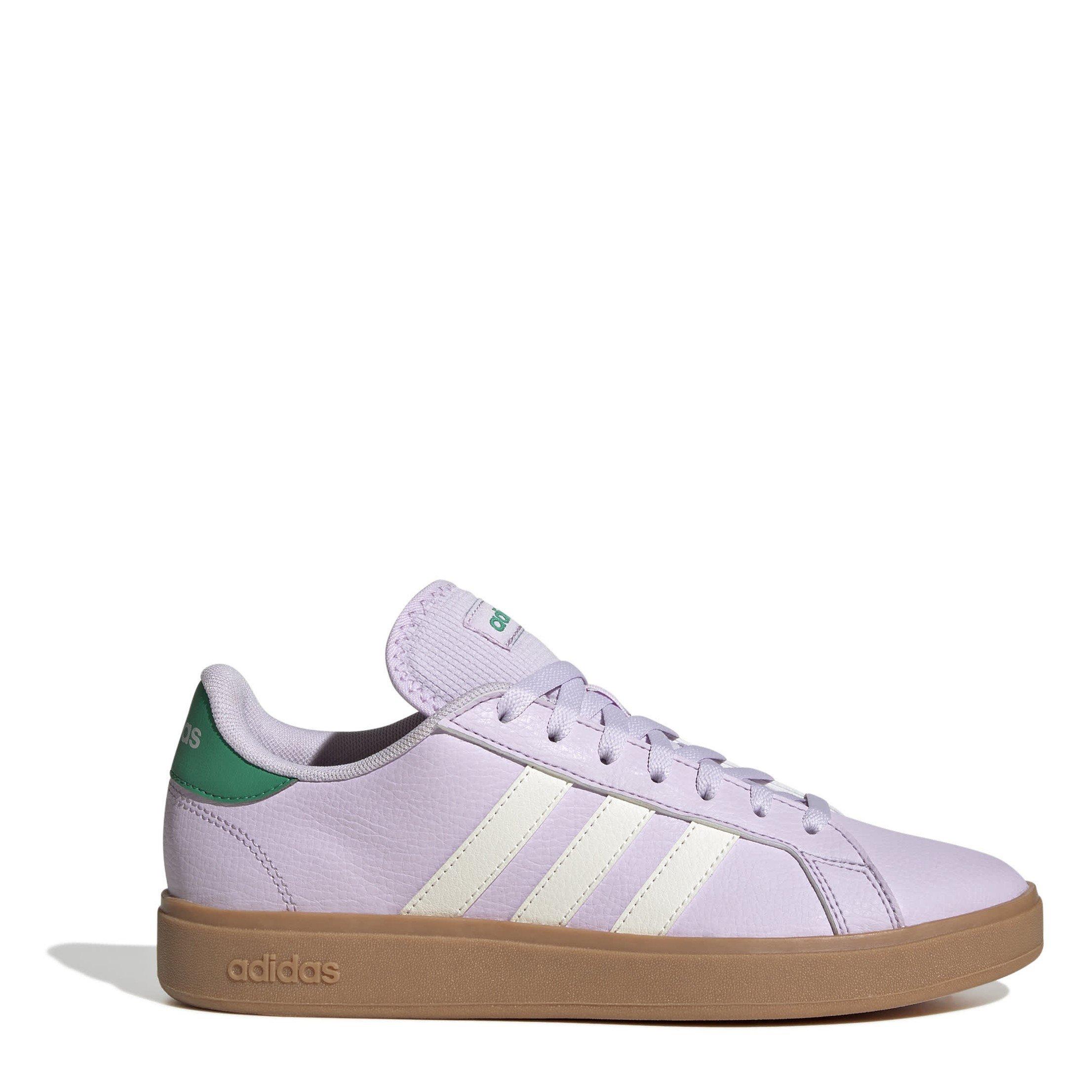 Ice Laven/Green - adidas - Grand Court Base Womens Shoes - 1