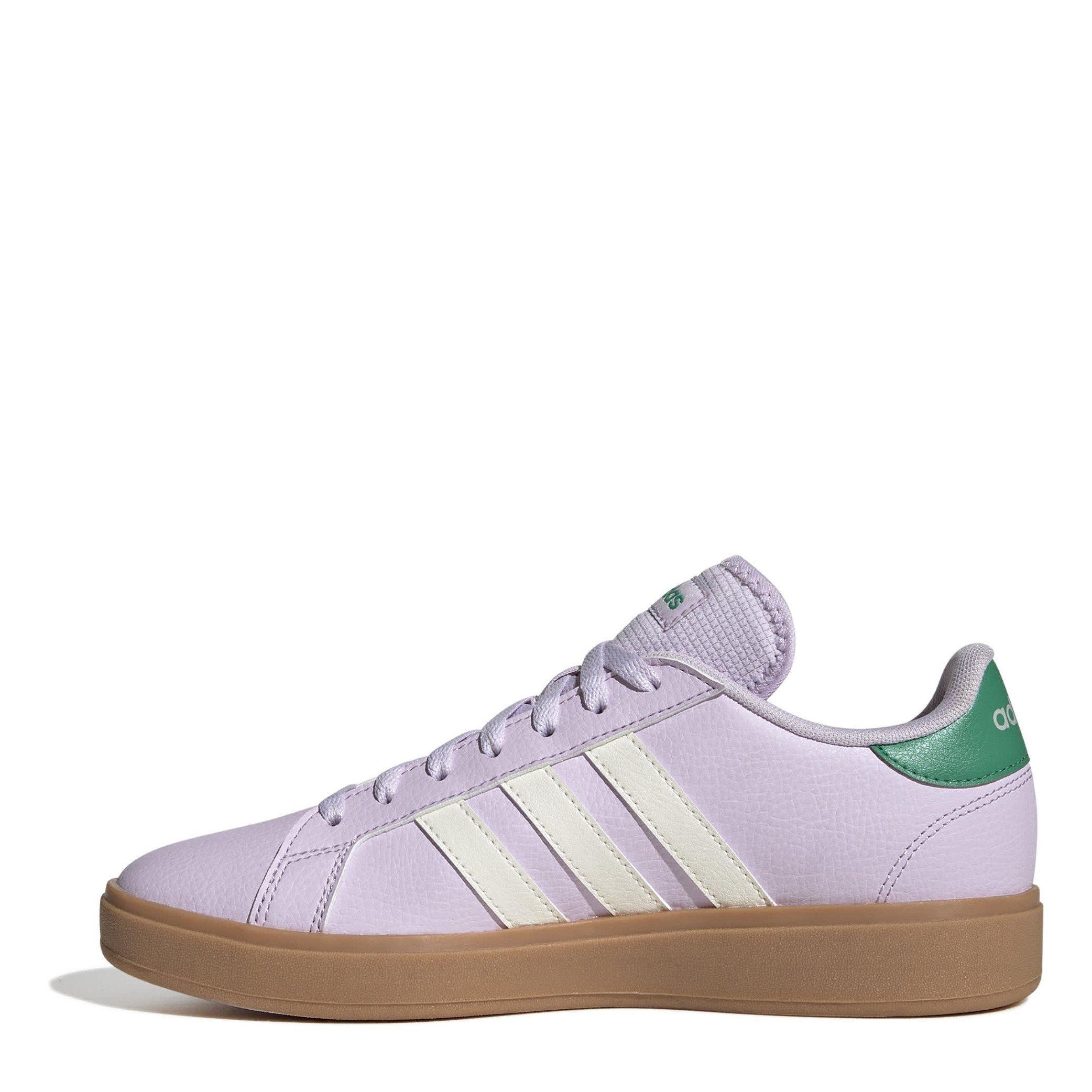 Ice Laven/Green - adidas - Grand Court Base Womens Shoes - 2