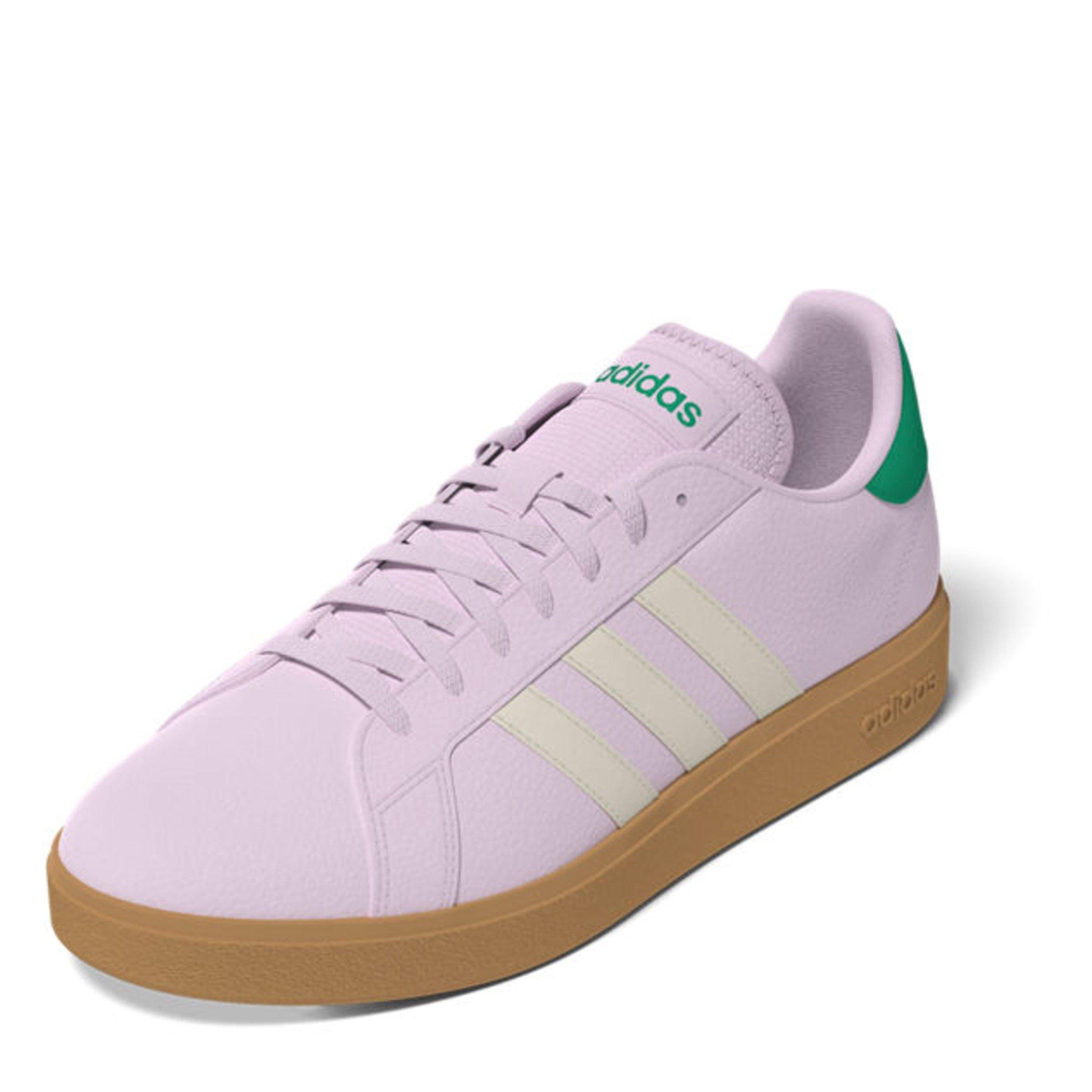 Ice Laven/Green - adidas - Grand Court Base Womens Shoes - 4